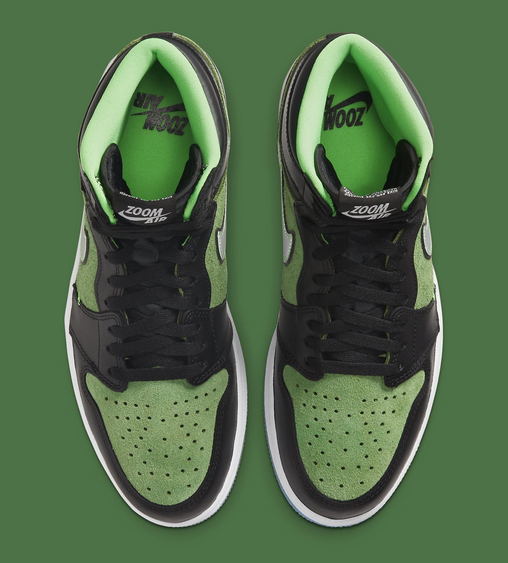 Air Jordan 1 High Zoom &quot;Rage Green&quot; Officially Revealed: Photos