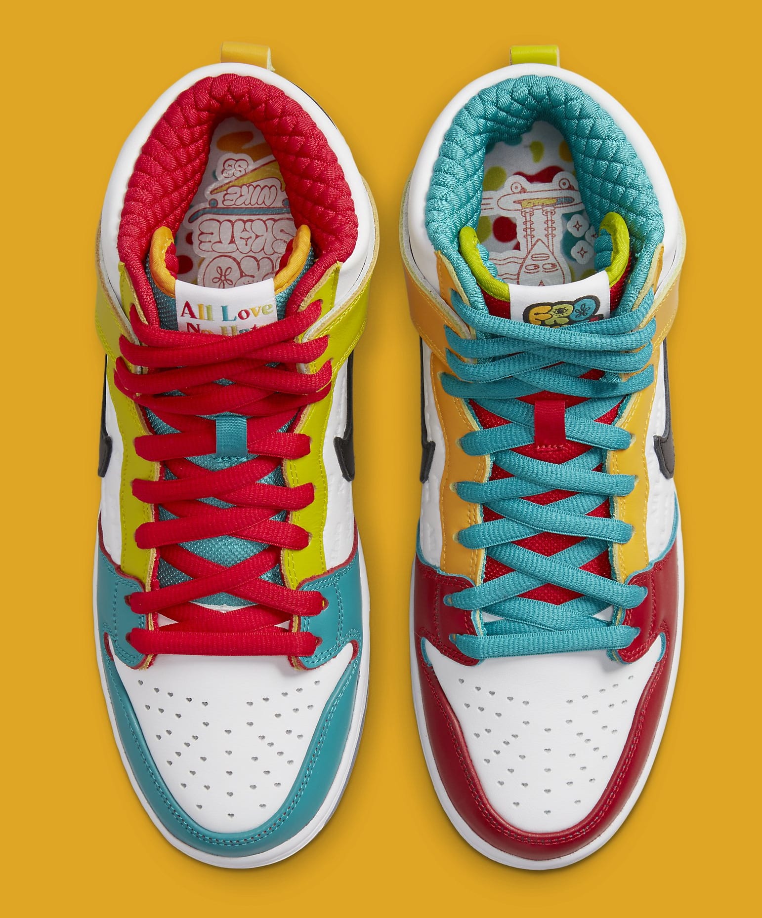 FroSkate x Nike SB Dunk High Collab Release Date 2022 DH7778 100 