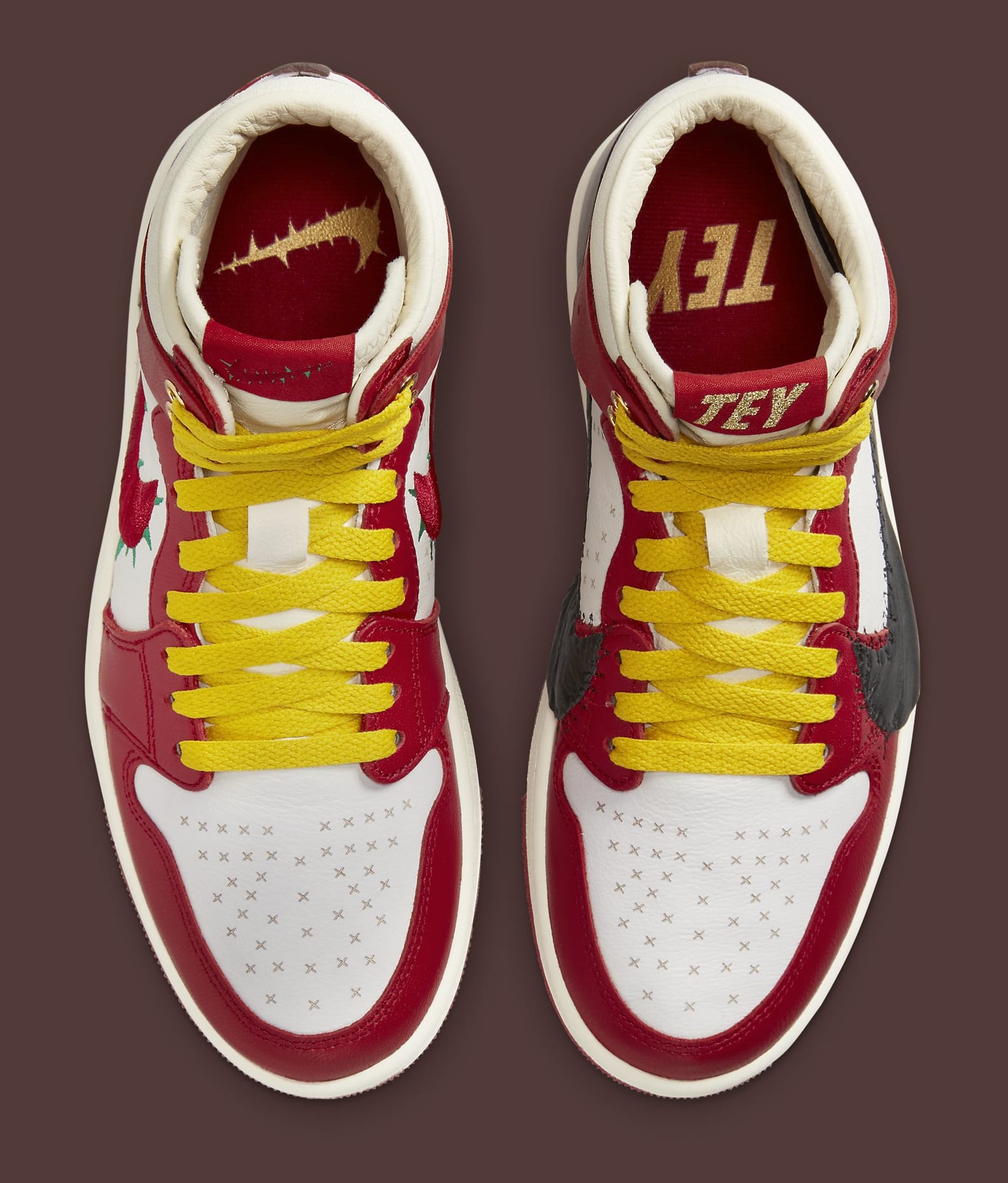 Teyana Taylor x Air Jordan 1 'A Rose From Harlem' FJ0604 601 Top