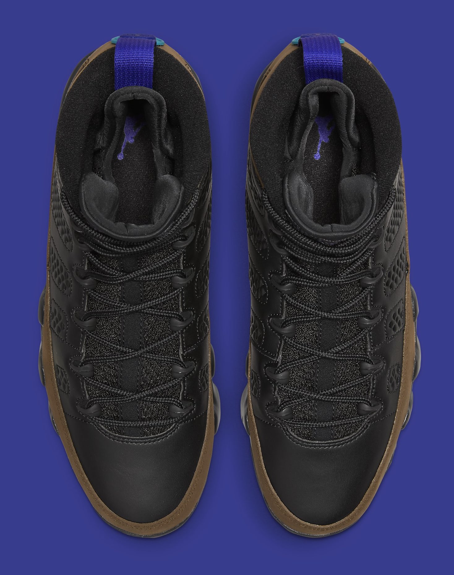 Air Jordan 9 Retro 'Light Olive Concord' Release Date CT8019034 Sole