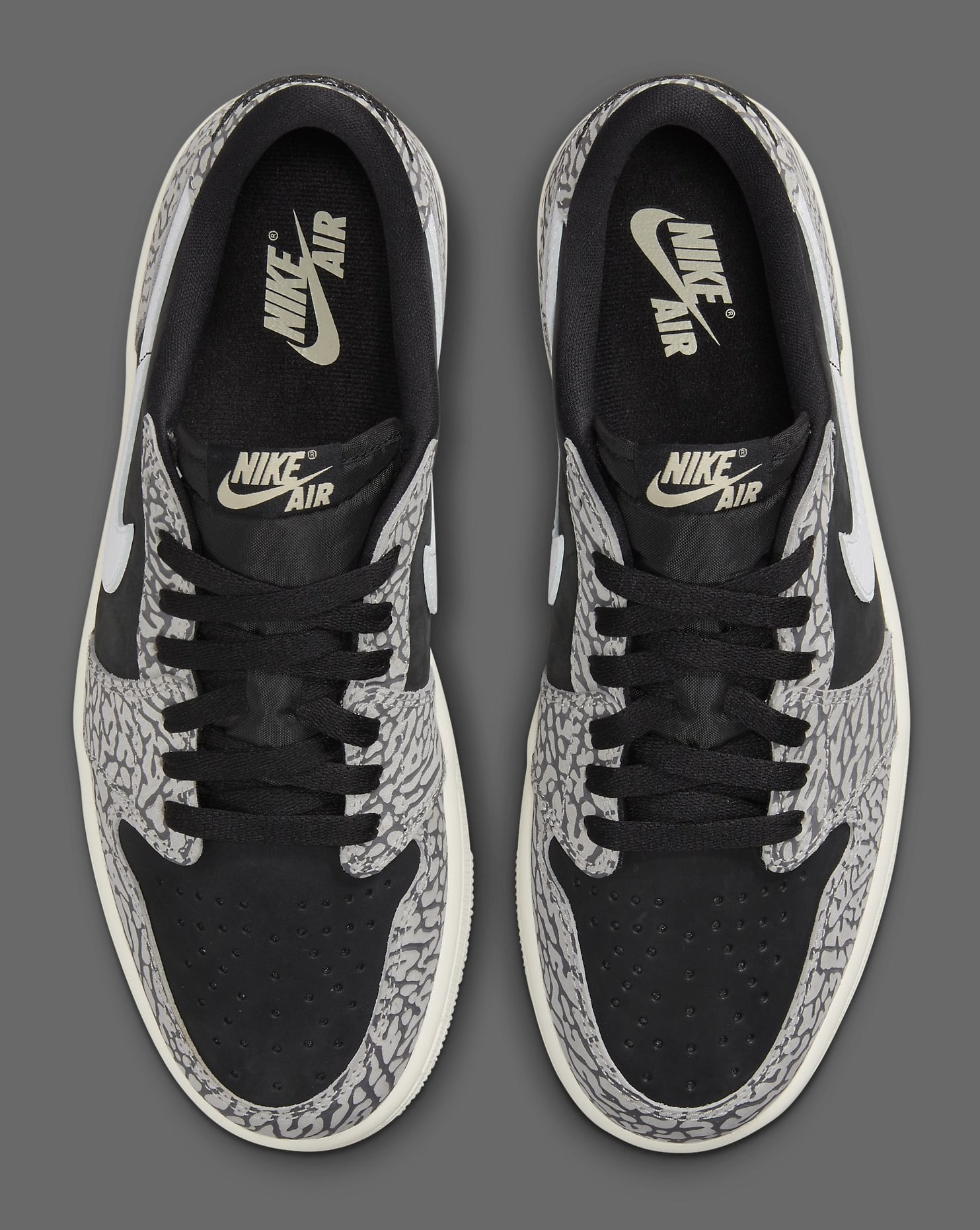 Air Jordan 1 Low 'Black Cement' CZ0790 001 Top