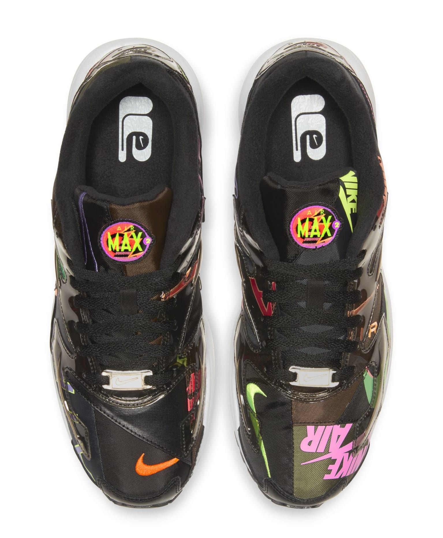 atmos x nike air max2 light black