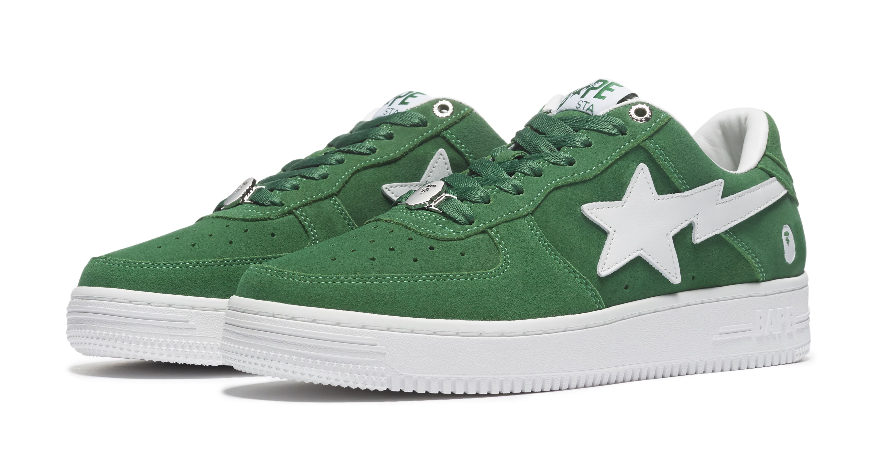 green bape sneakers