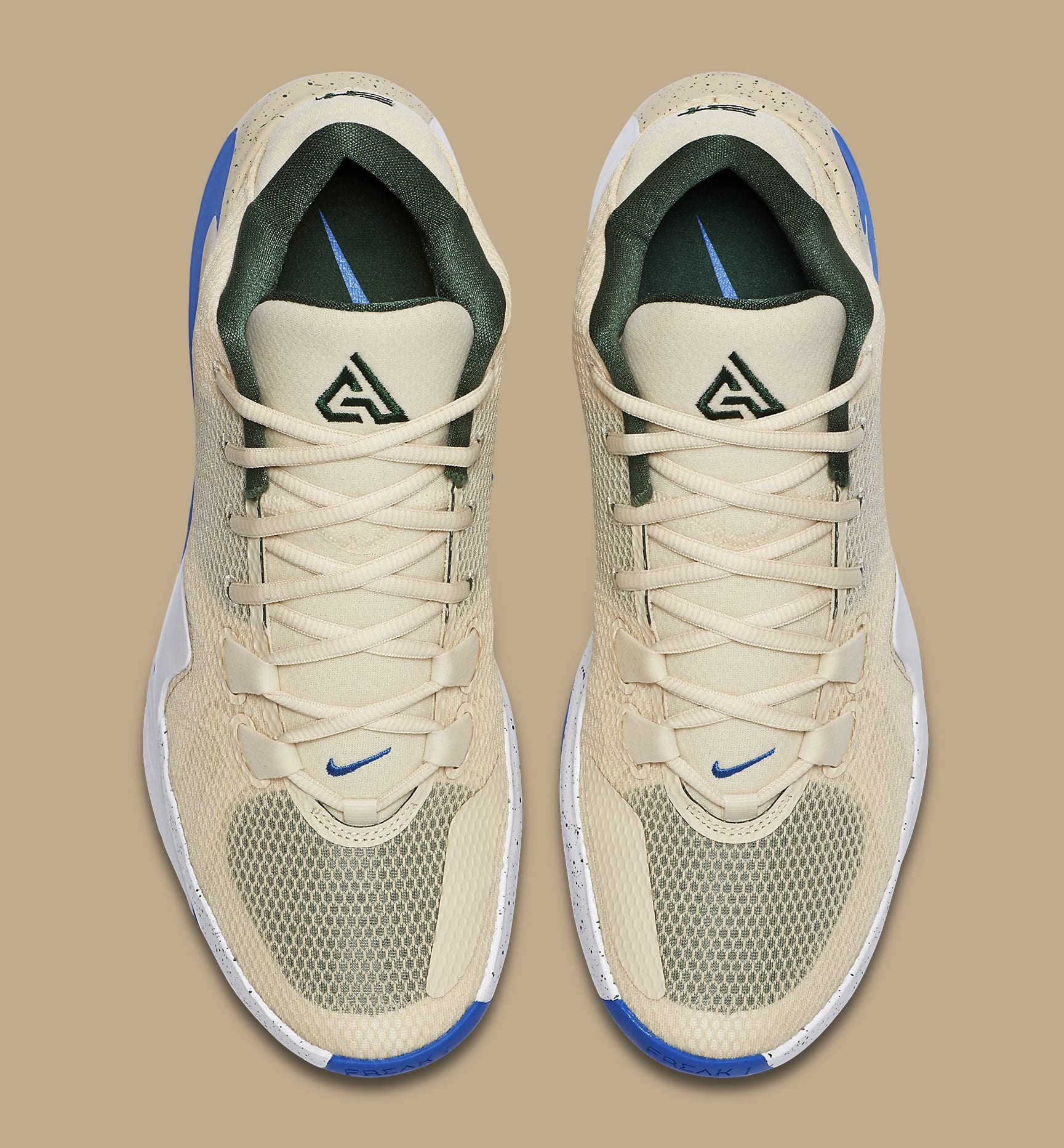 Giannis' Nike Zoom Freak 1 Gets &quot;Cream City&quot; Colorway: Photos