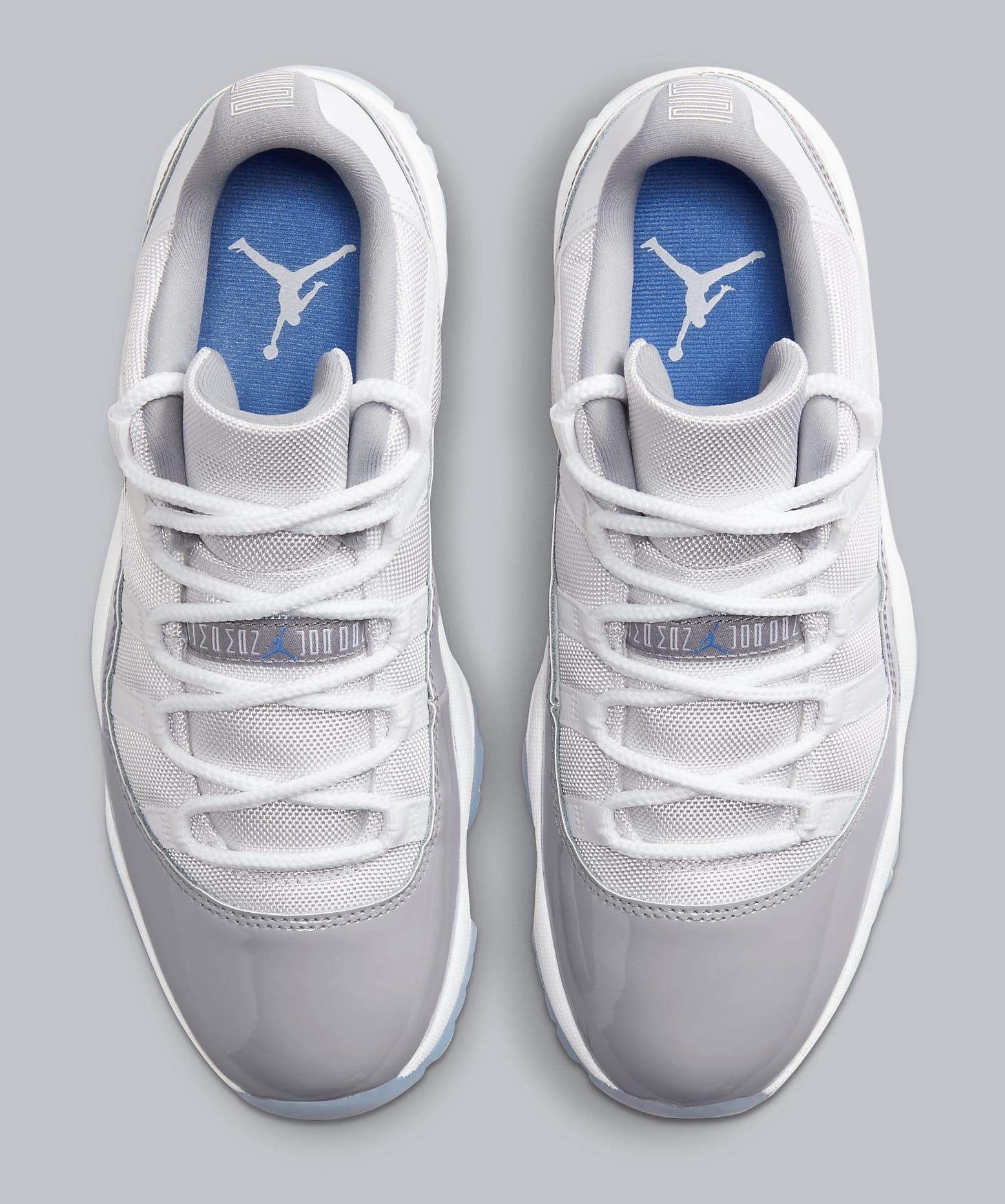 Best Look Yet at the 'Cement Grey' Air Jordan 11 Low New colorway set(03)