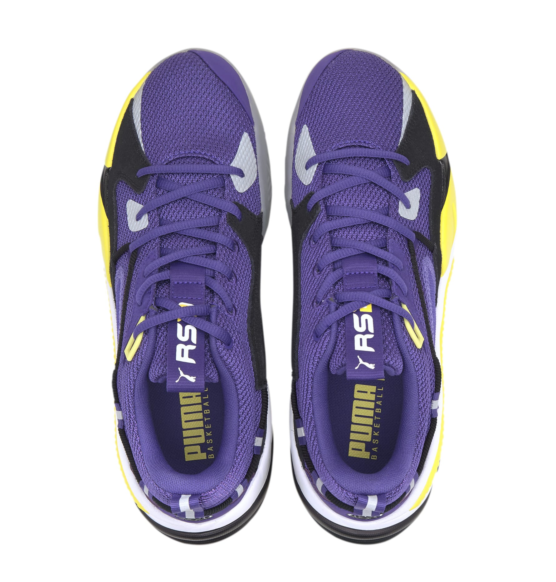 purple and gold pumas