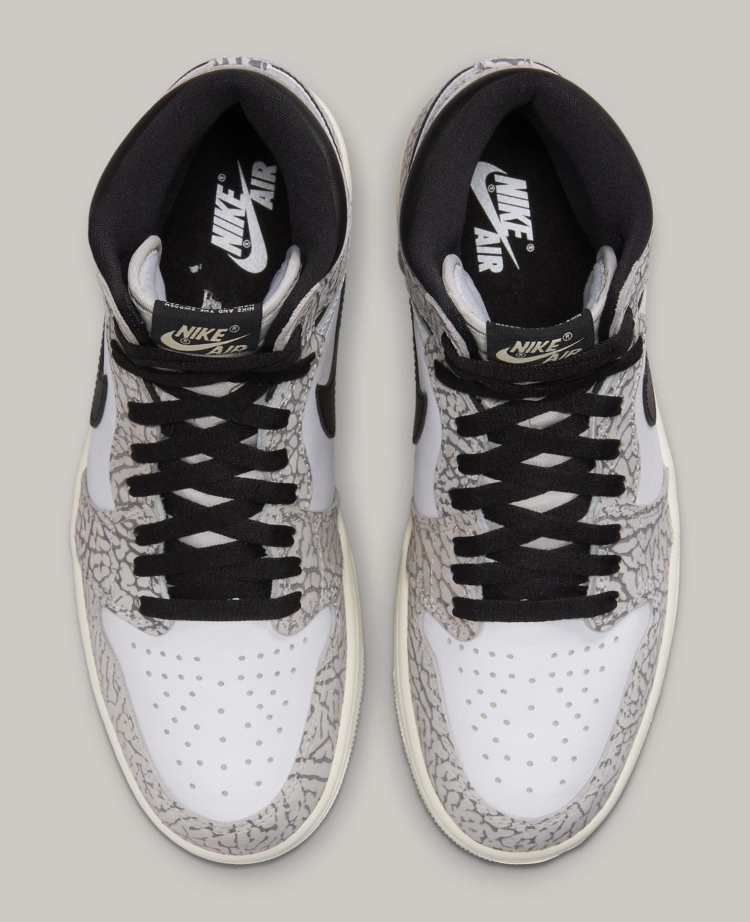 Air Jordan 1 High 'White Cement' DZ5485 052 Top