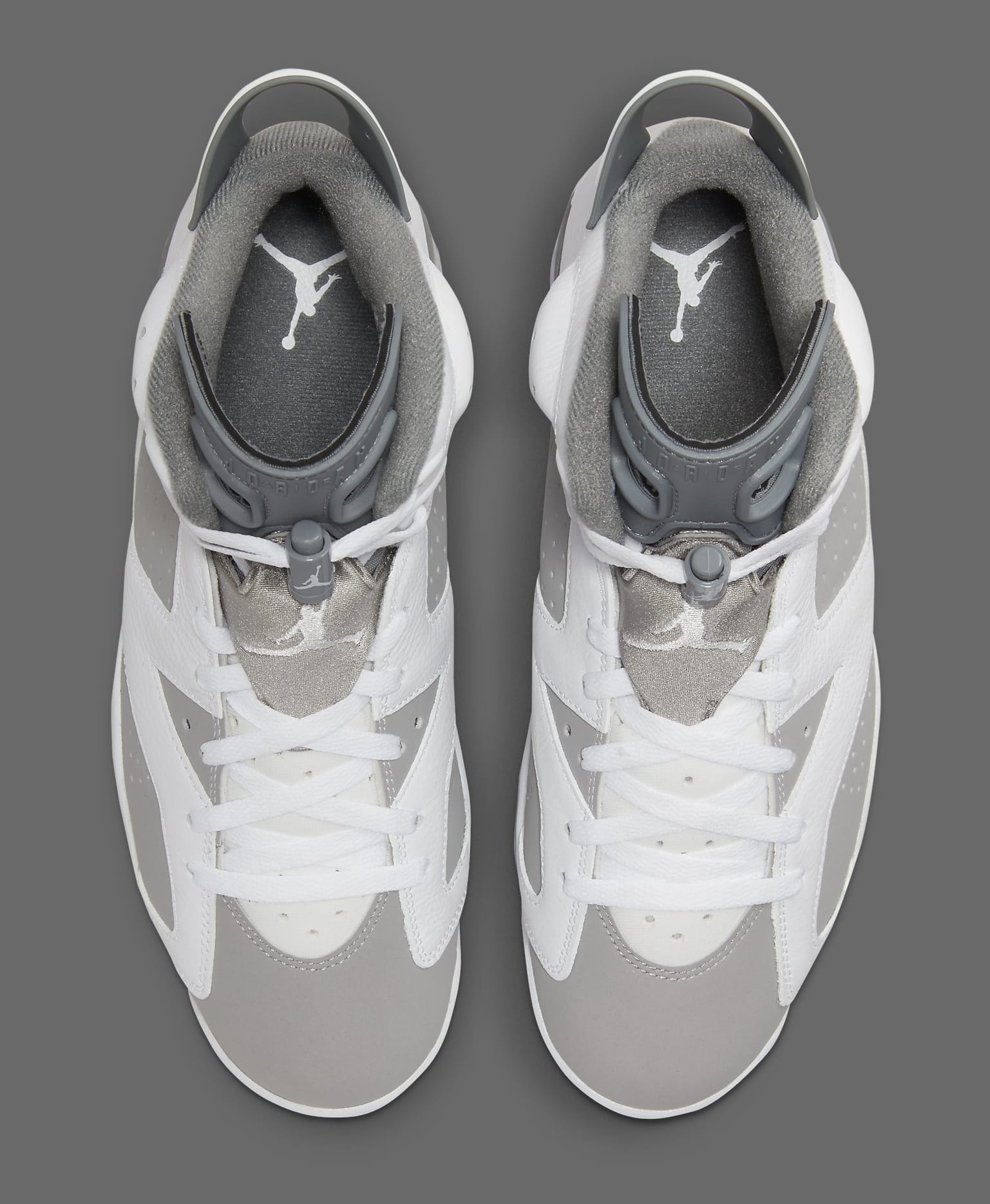 grey and white jordan 6