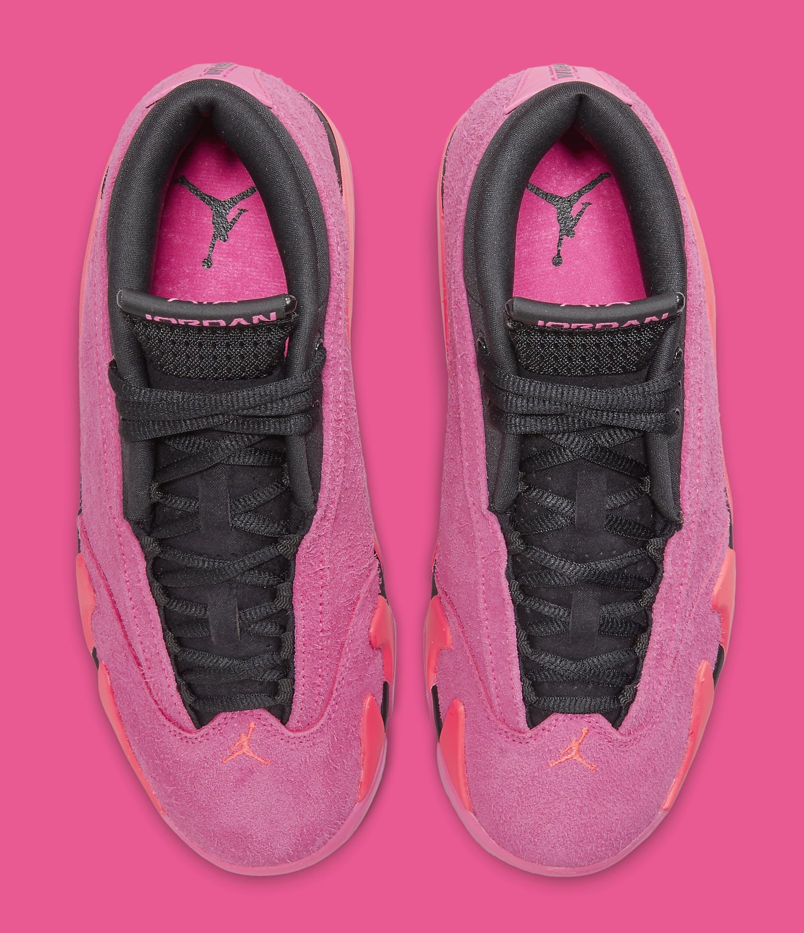 Air Jordan 14 Women's 'Shocking Pink' DH4121 600 Top