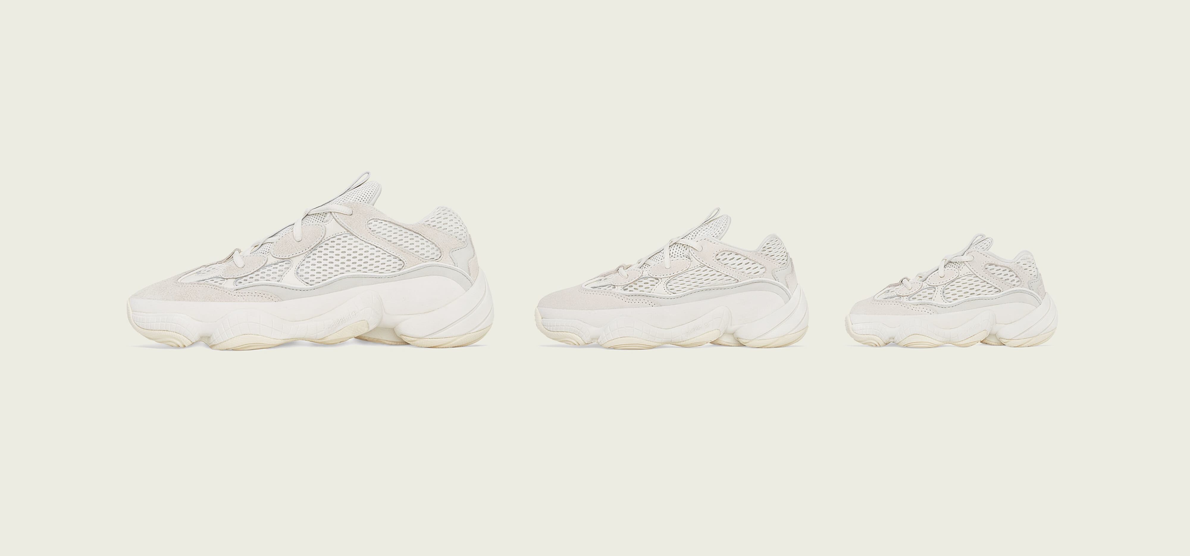 Adidas Yeezy 500 'Bone White' Release
