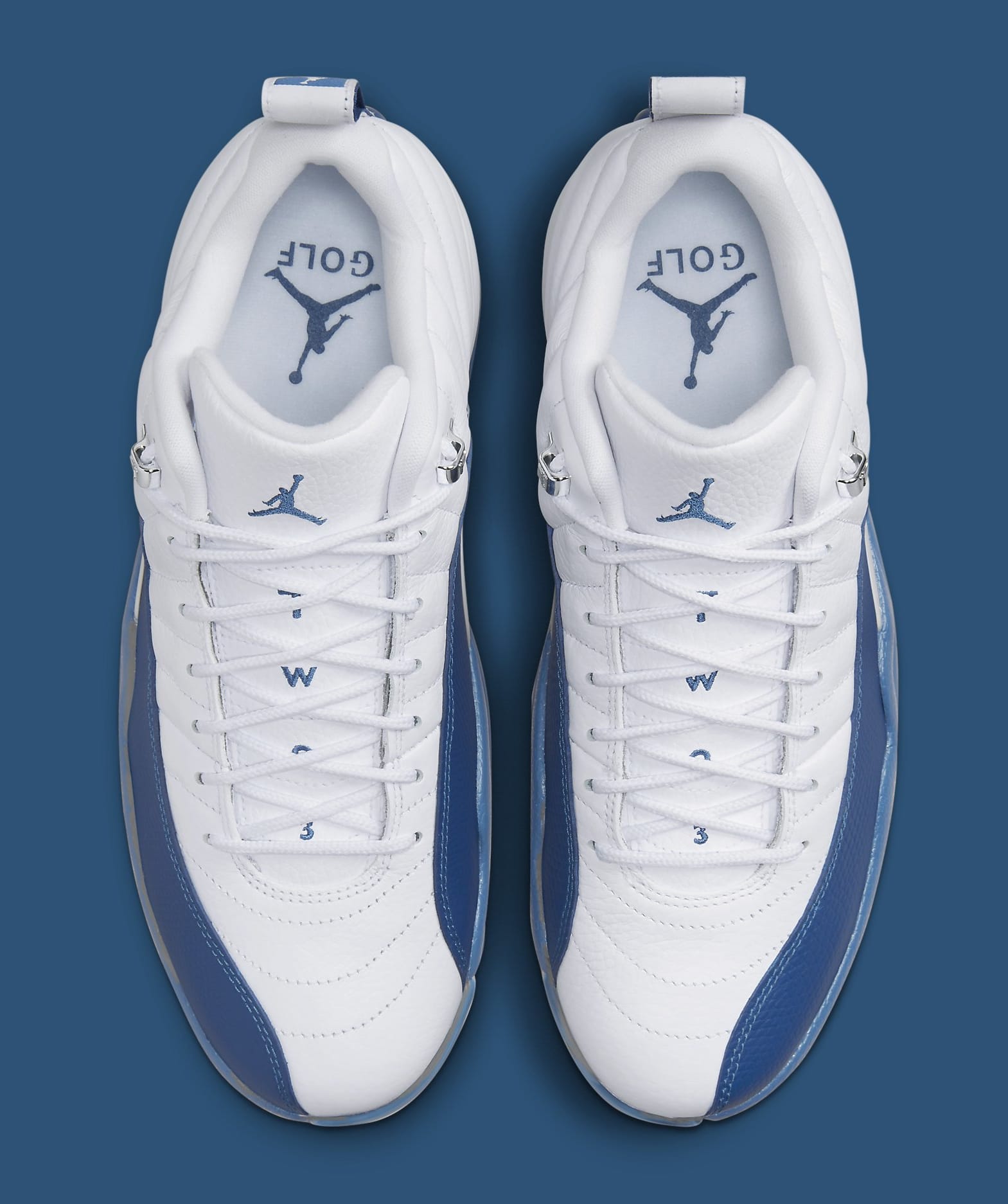 jordan retro 12 blue and black