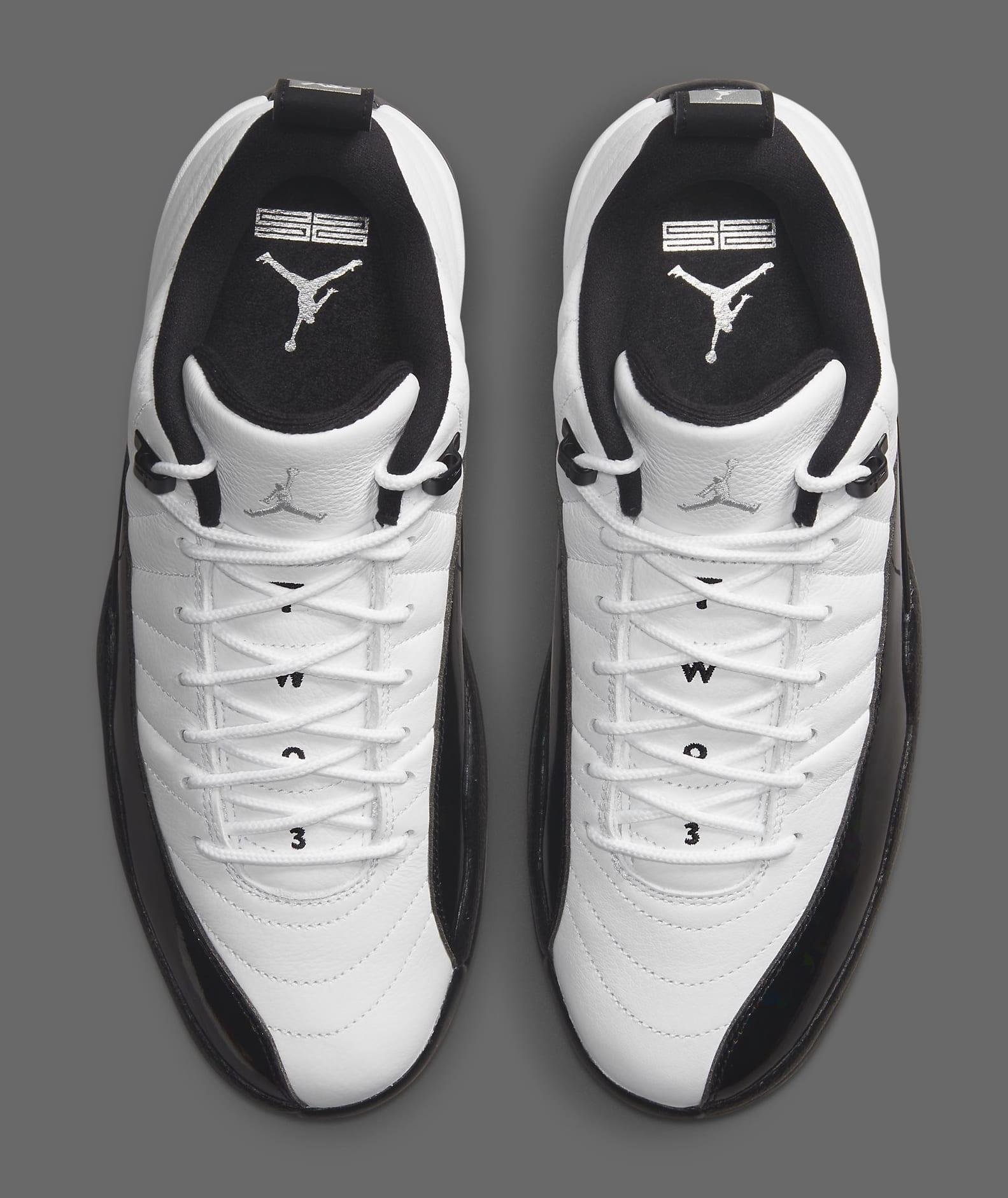 black and white jordans retro 12