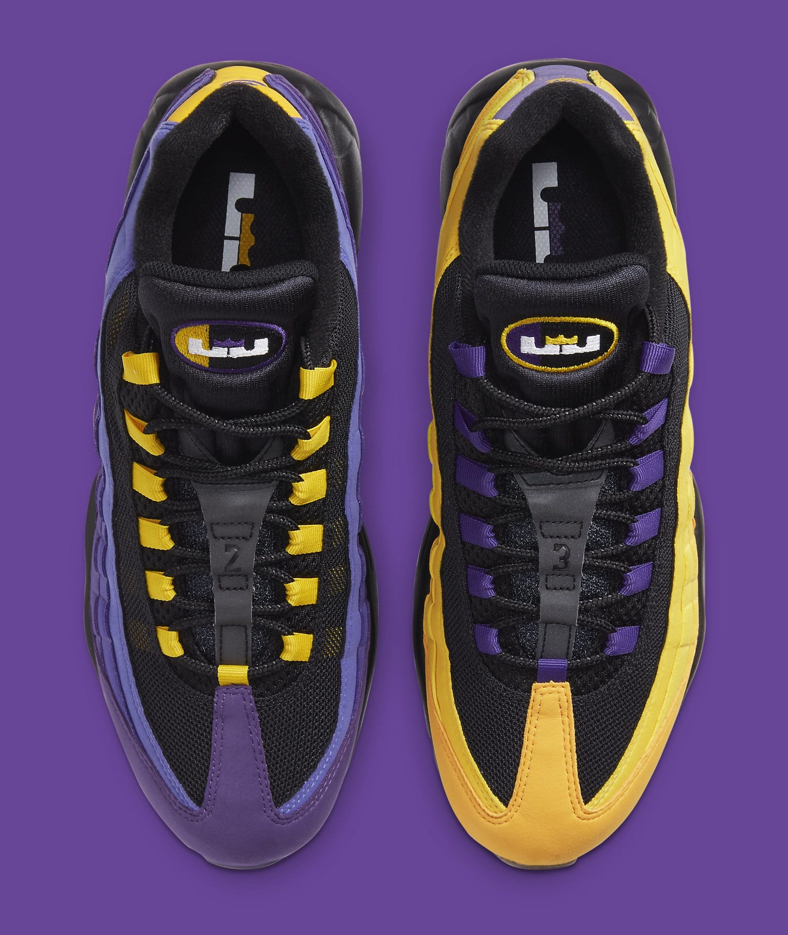 Nike Air Max 95 LeBron Lakers Release 