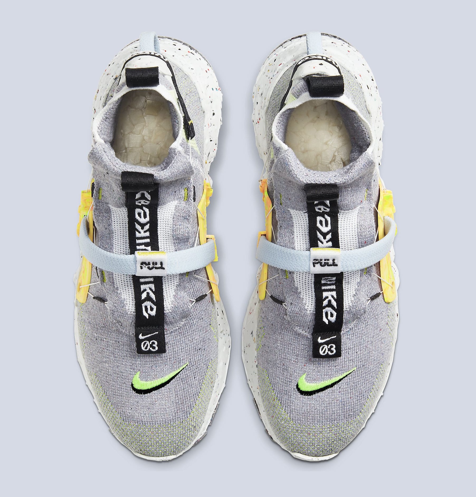 nike space hippie 03 grey volt