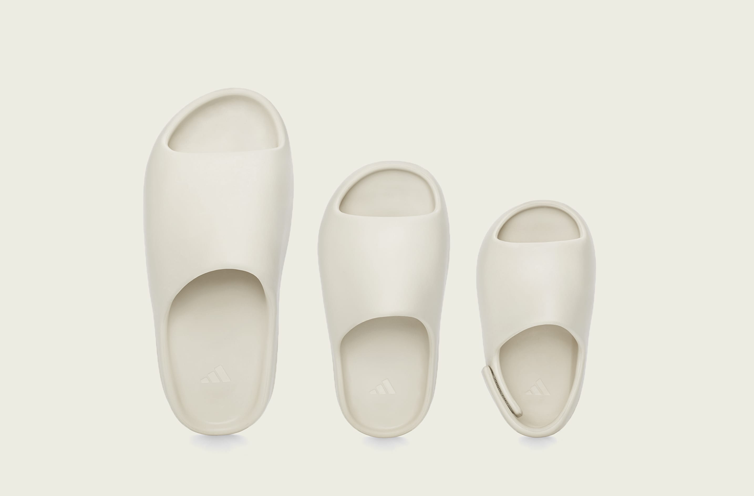 US 6 Yeezy Slide Bone White Mens Fashion Footwear.