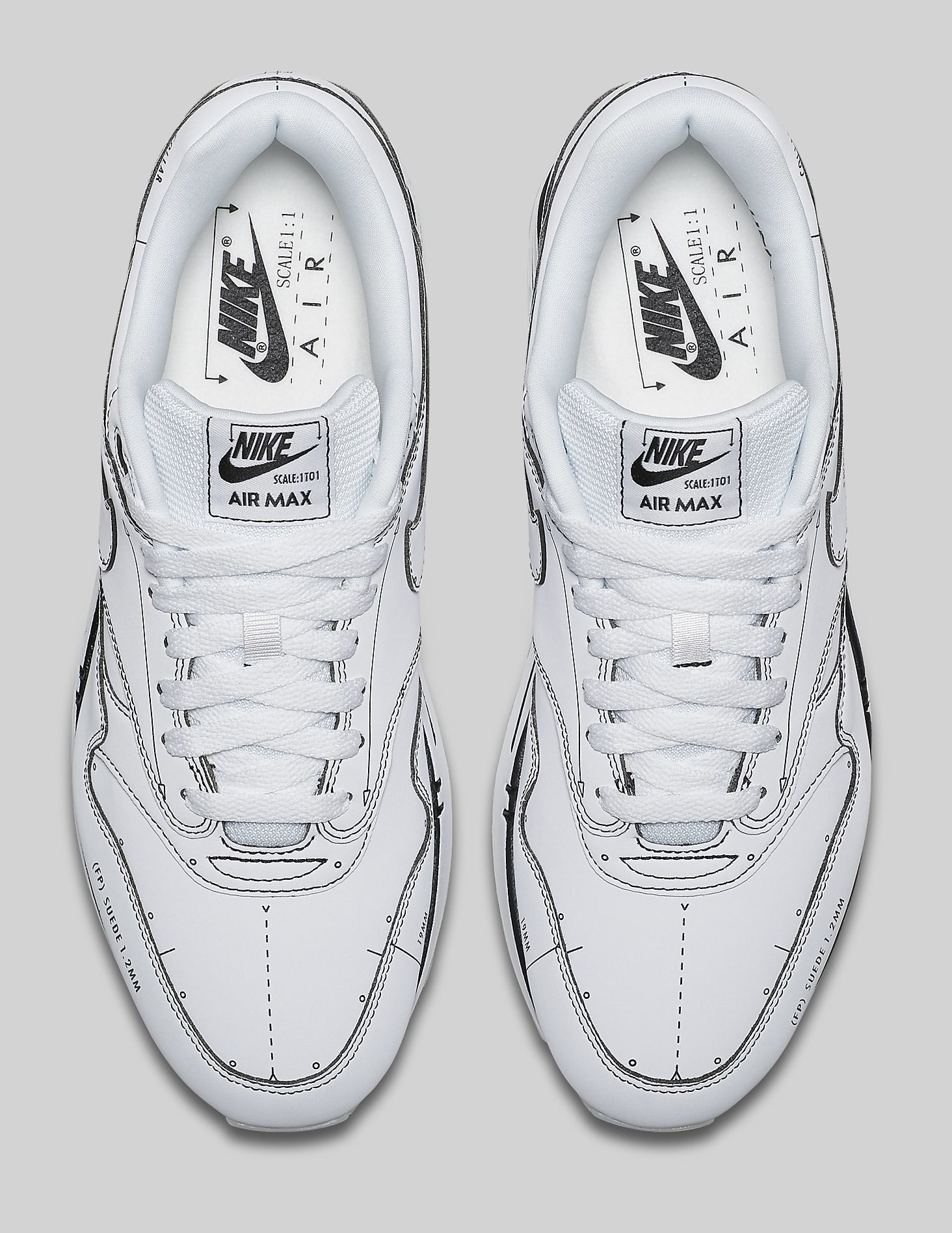 nike air max 1 schematic