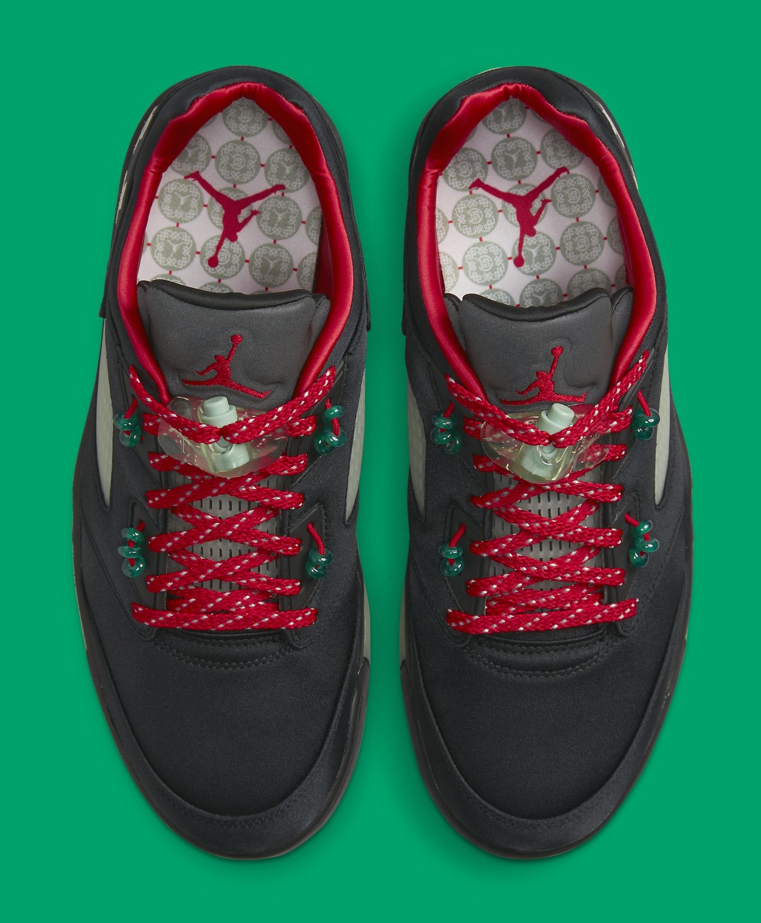 Clot x Air Jordan 5 Low 'Jade' DM4640 036 Top