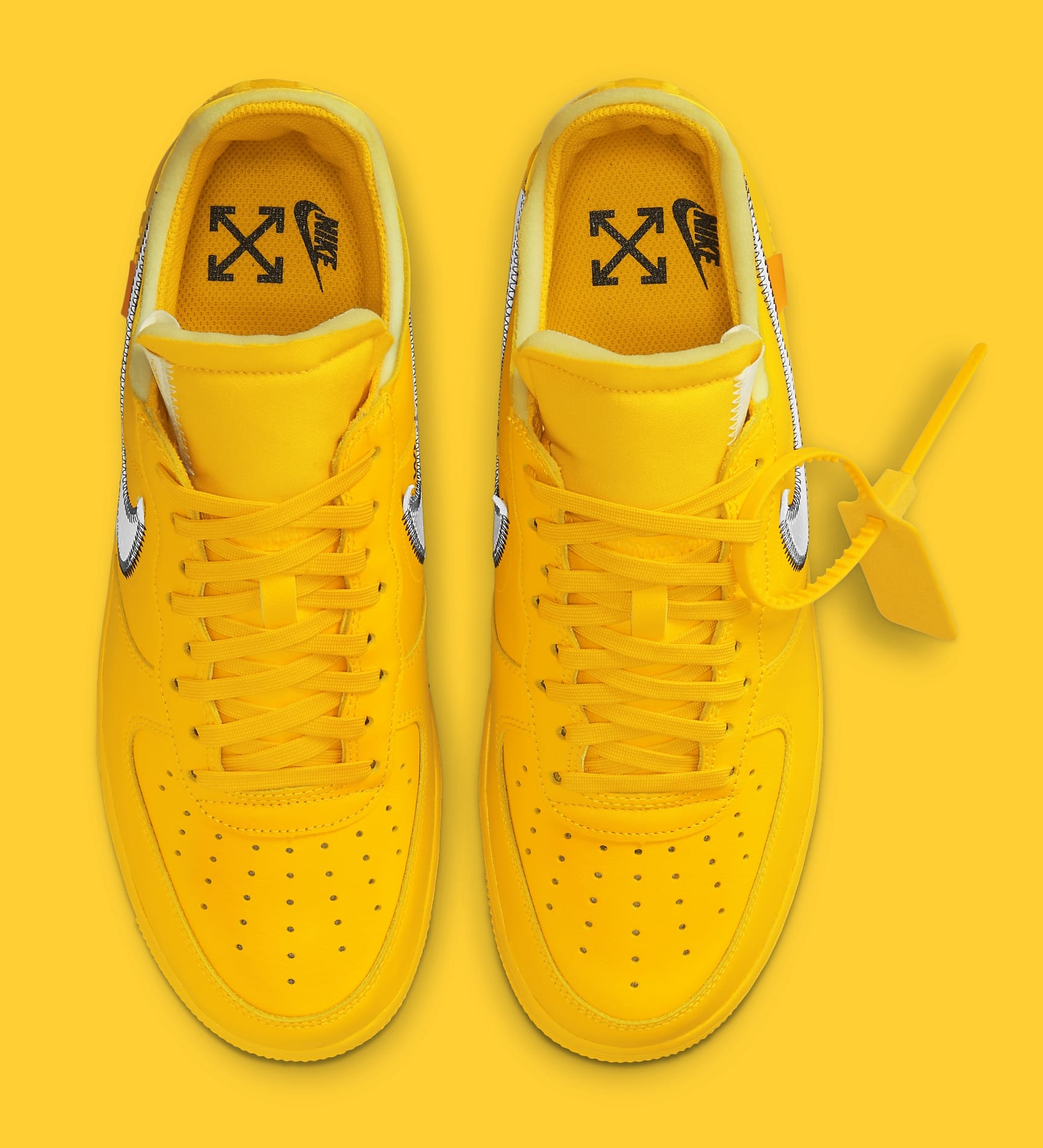 Off-White x Nike Air Force 1 Low âLemonadeâ Release Date DD1876-700 â Room Service Radio