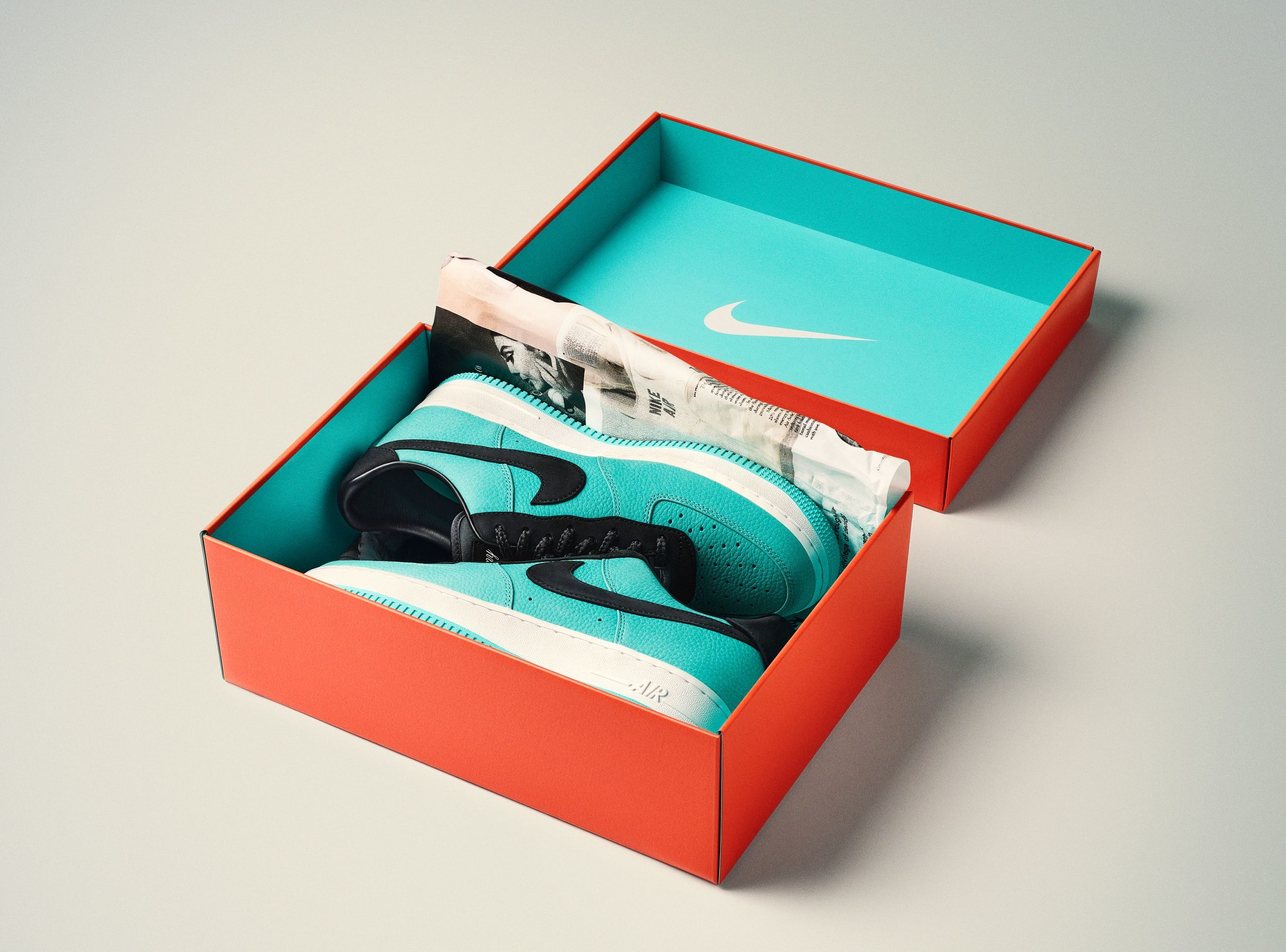 Tiffany and Co. x Nike Air Force 1 1837 'Tiffany Blue' Friends and Family (Box)