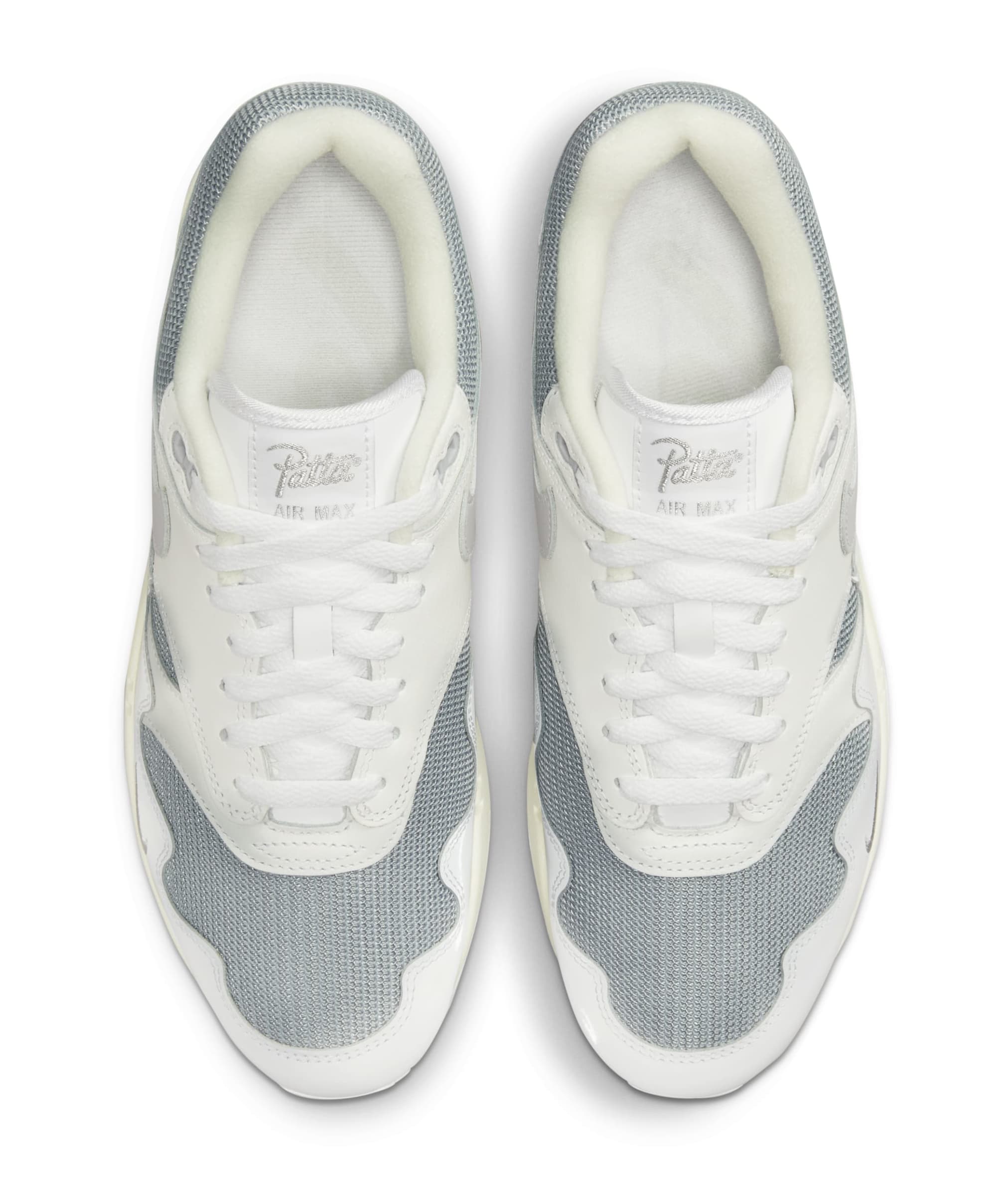 Patta x Nike Air Max 1 'White/Grey' Top