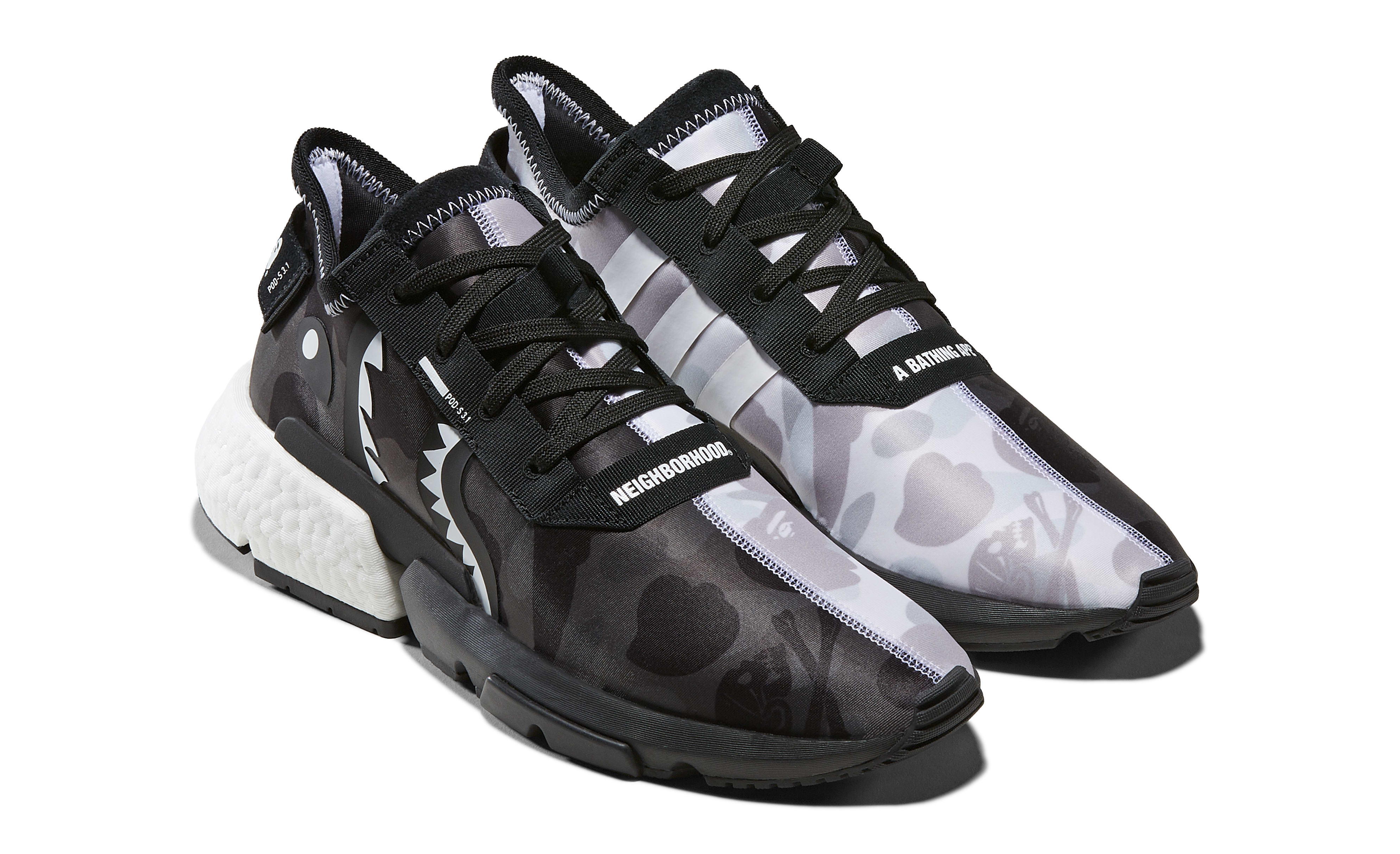 Bape x Neighborhood x Adidas POD 3.1 