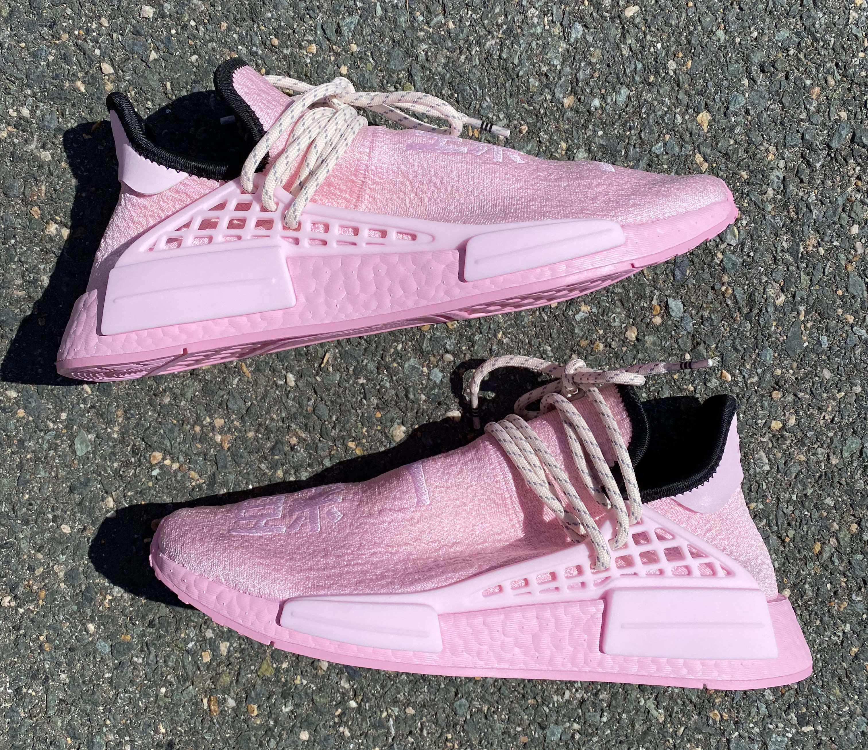 human race shoes pink