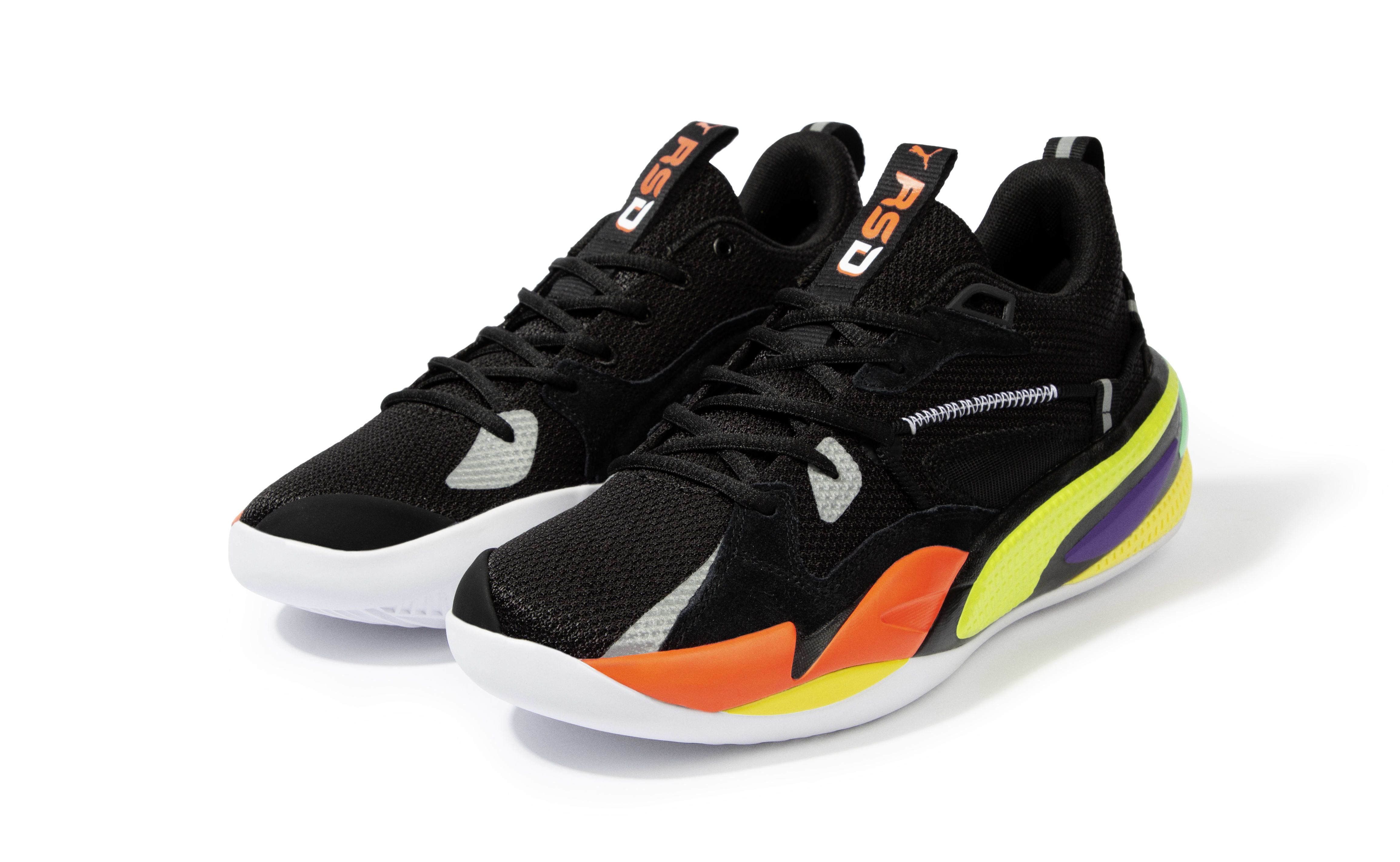 puma basketball shoes black