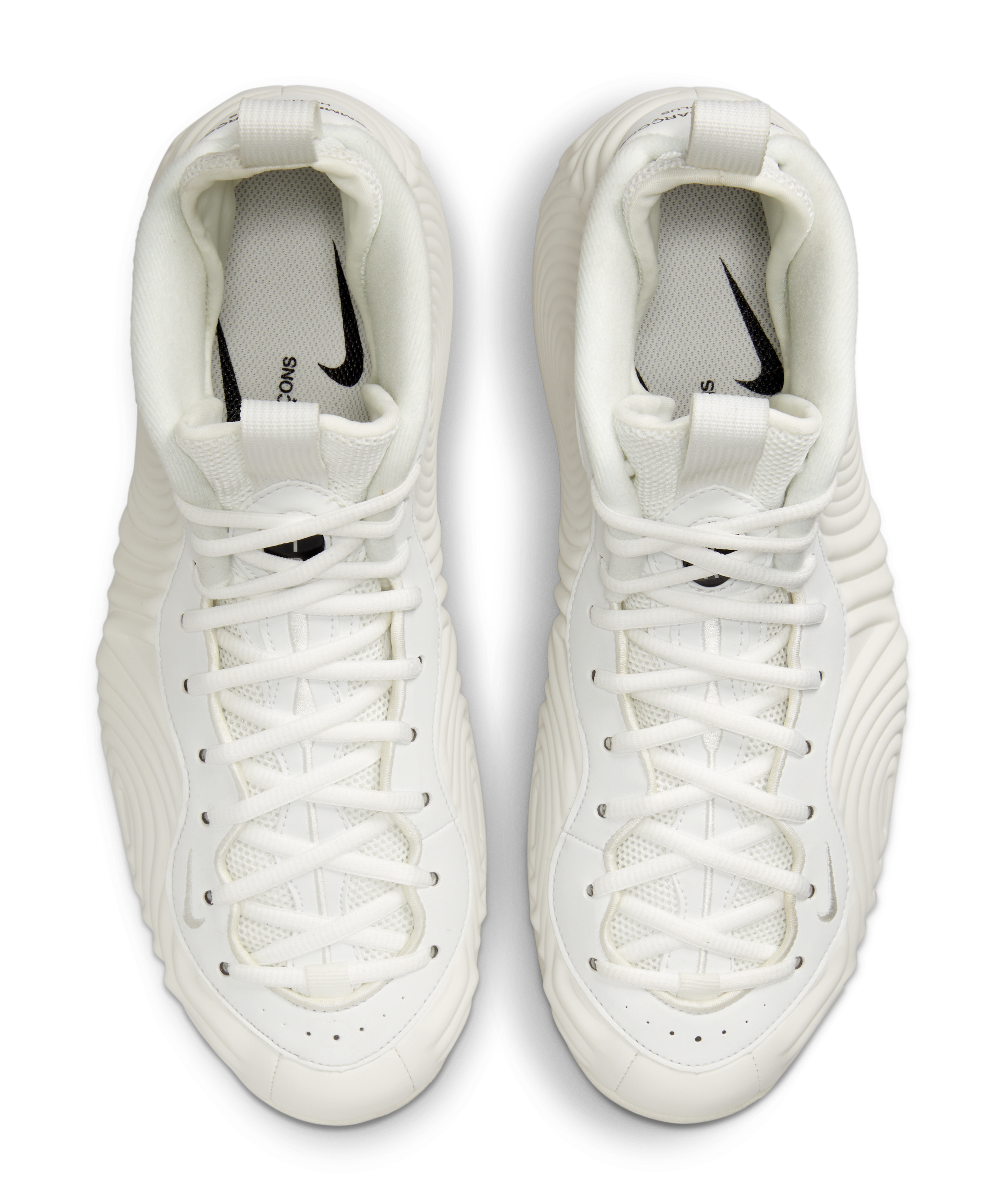 Comme des Garçons x Nike Air Foamposite One (White) DJ7952 100 Top