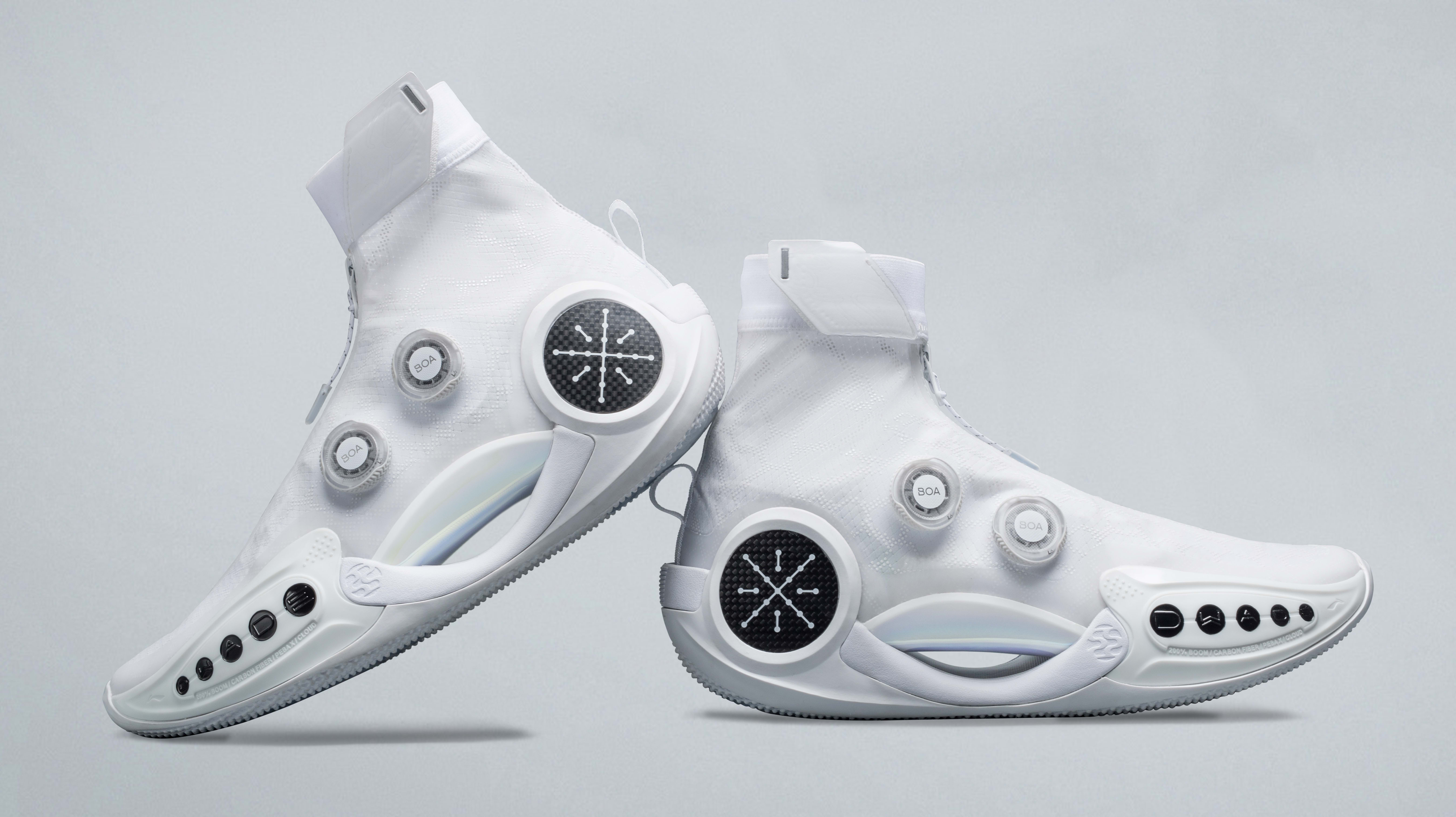 Li-Ning Way of Wade 9 High 'Infinity Announcement' White Lateral