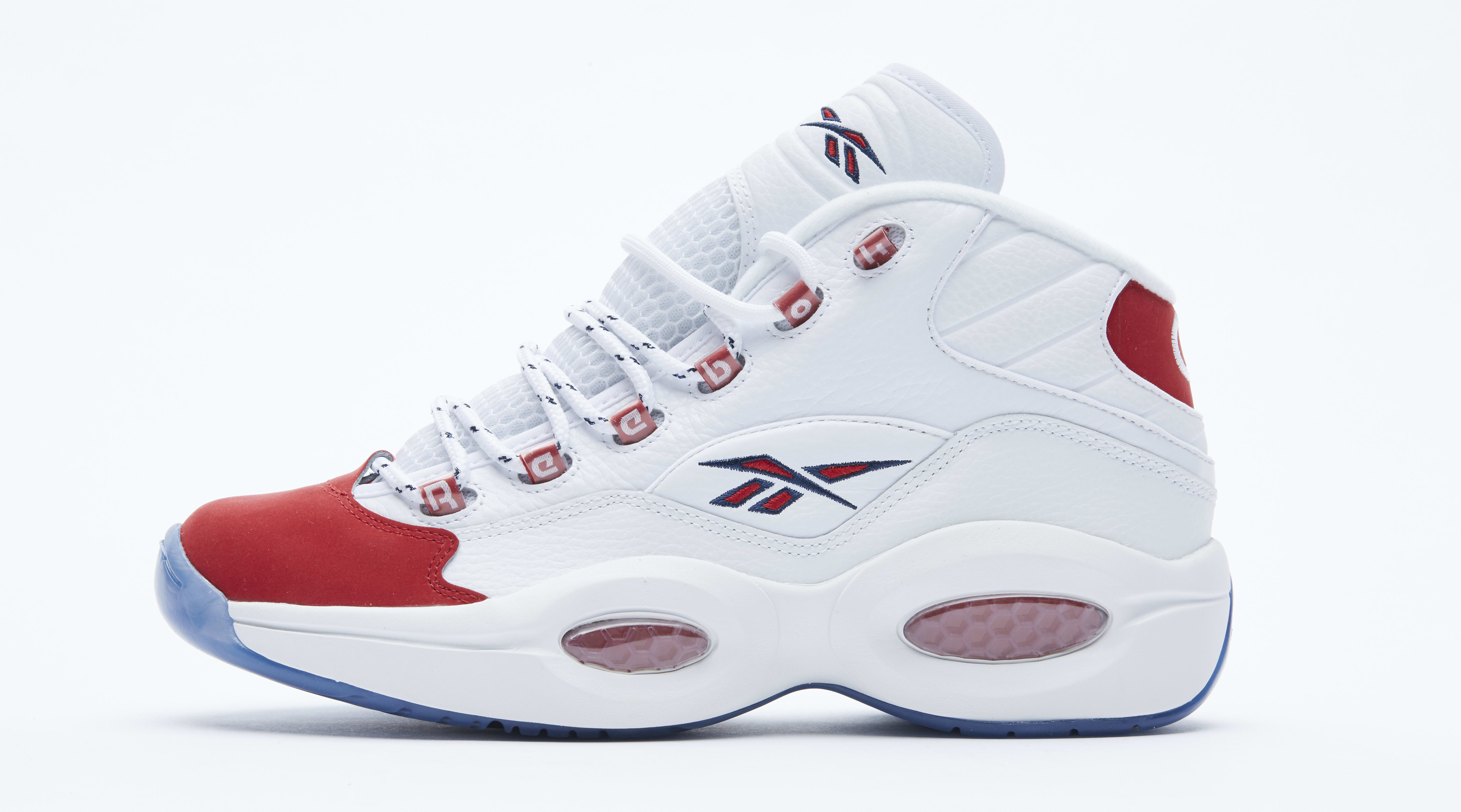 Reebok question red suede