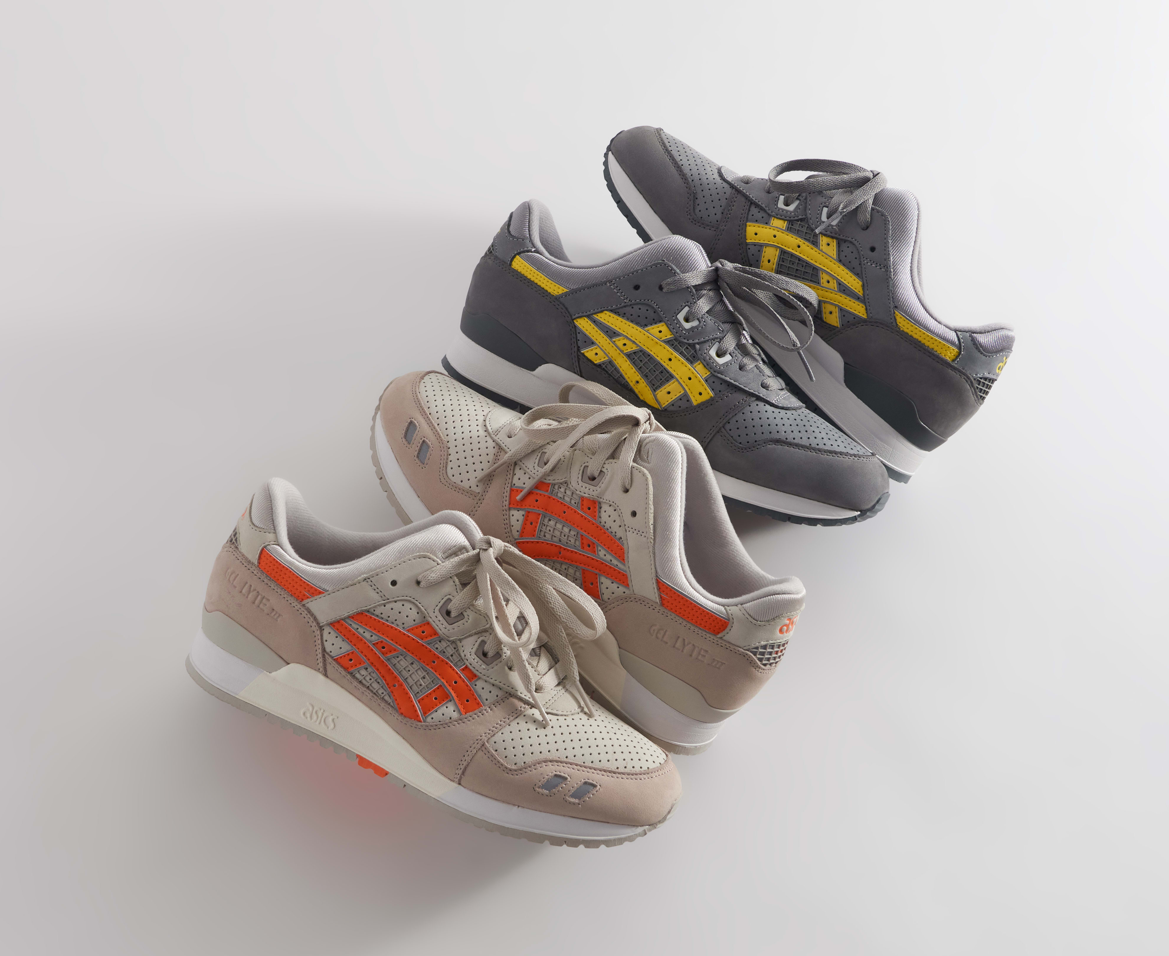 Kith x Asics Gel-Lyte 3 'Super Orange' & 'Super Yellow' Release