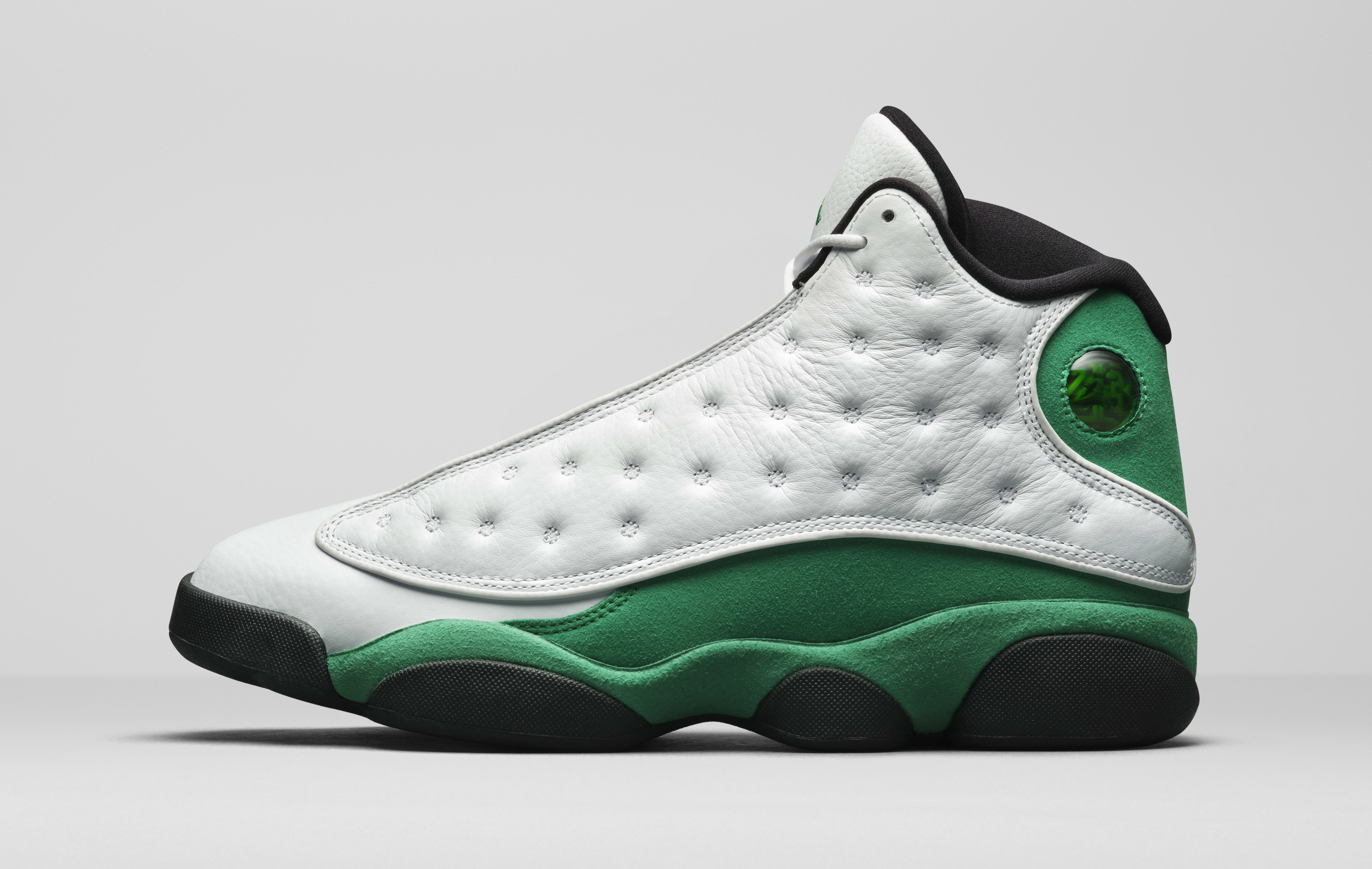 Air Jordan 13 Retro 'Lucky Green' DB6537-113 Lateral