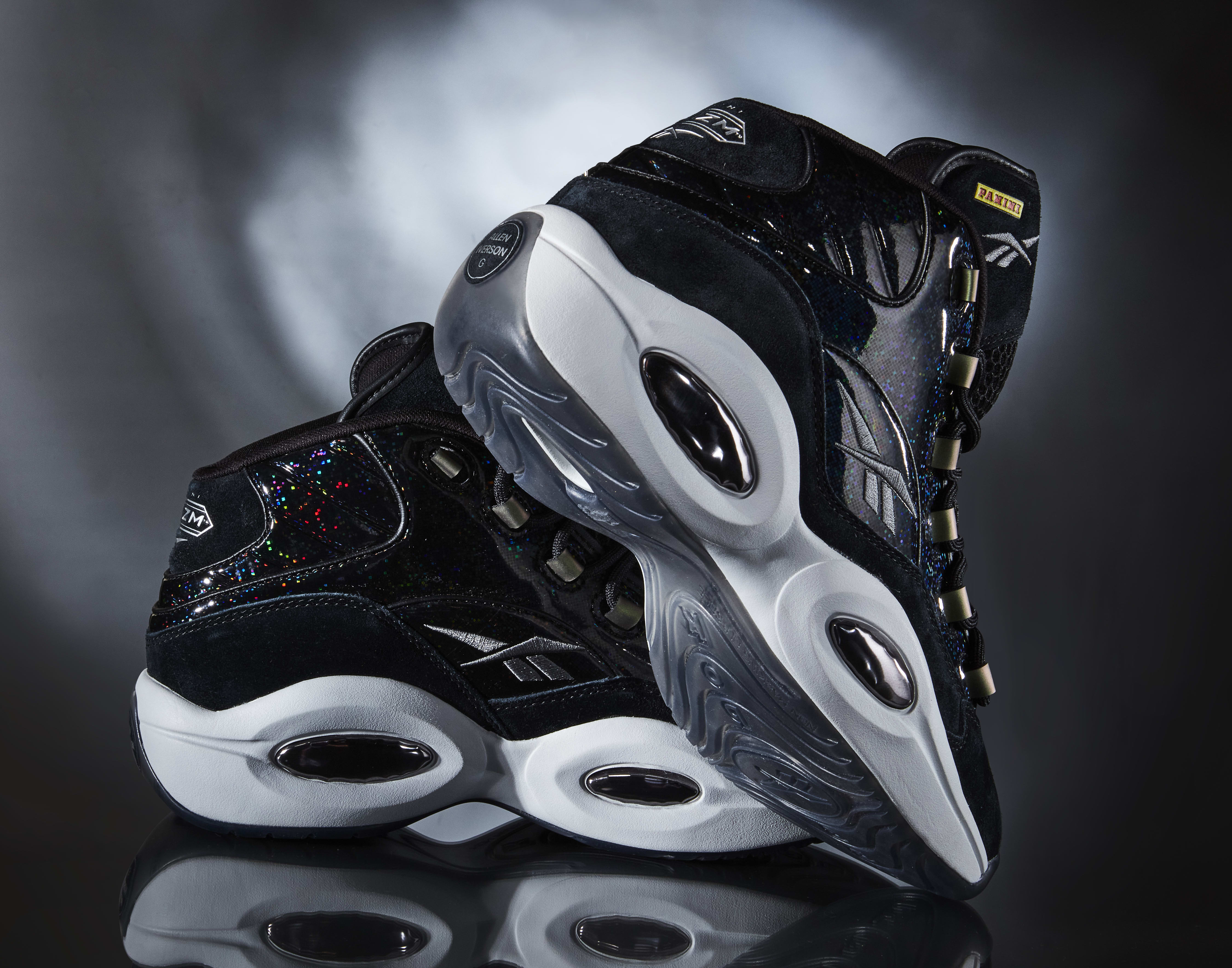 Panini x Reebok Question Mid 'Black Pulsar Prizm'