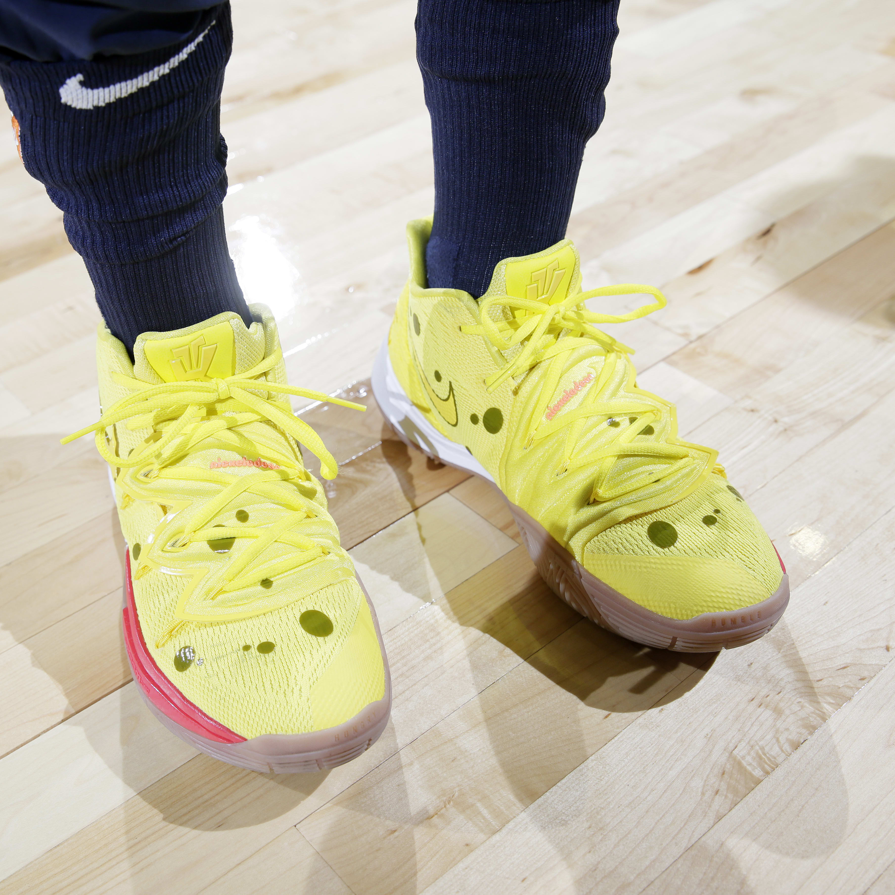 GOAT Own the SpongeBob SquarePants x Kyrie 5