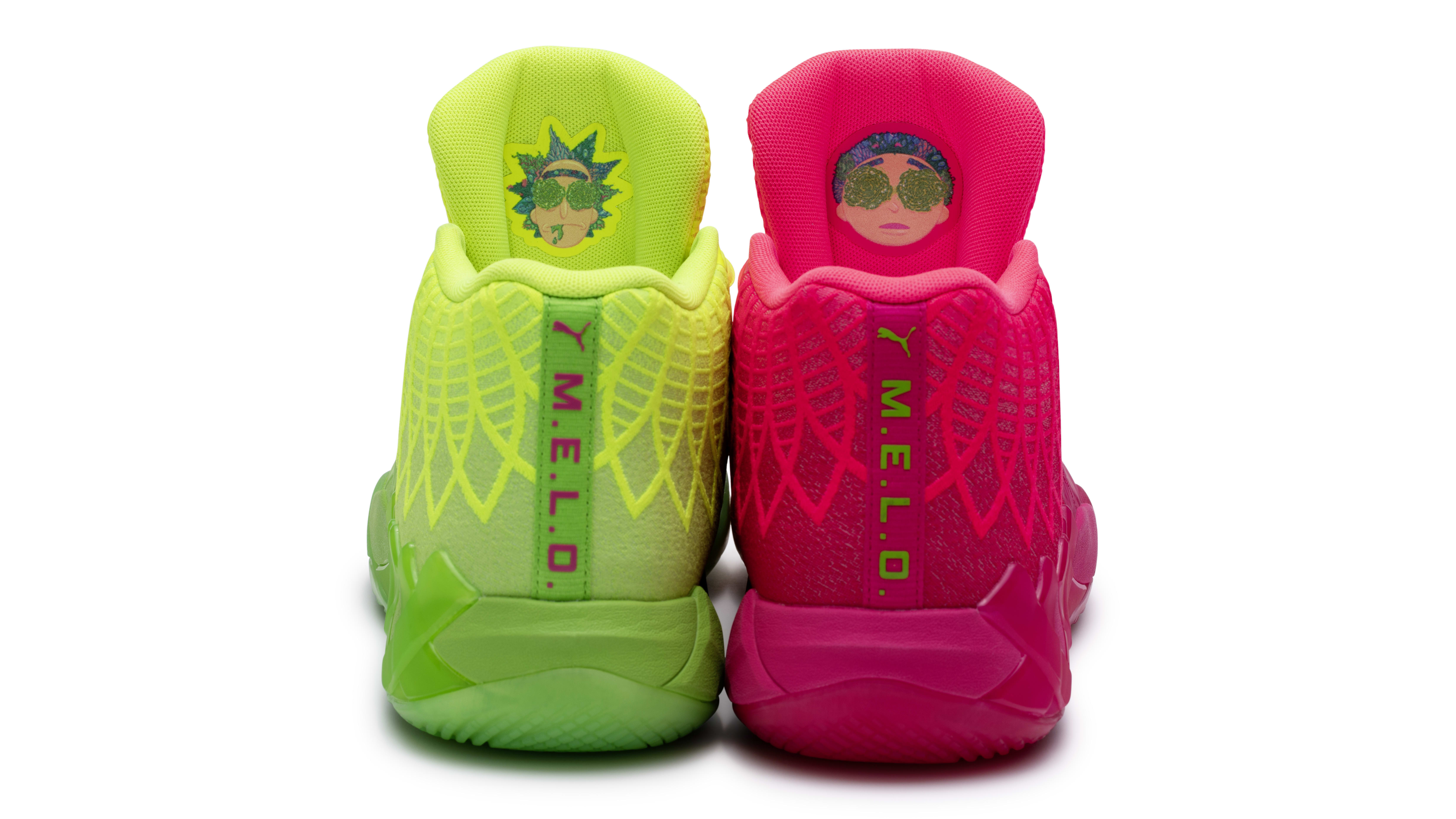 rick and morty nike slides