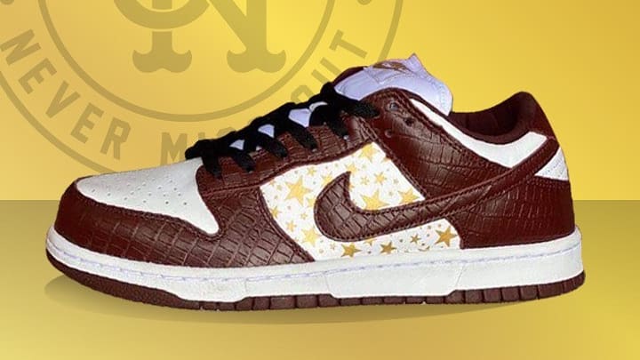 Supreme x Nike SB Dunk Low 'Maroon' 2021 First Look