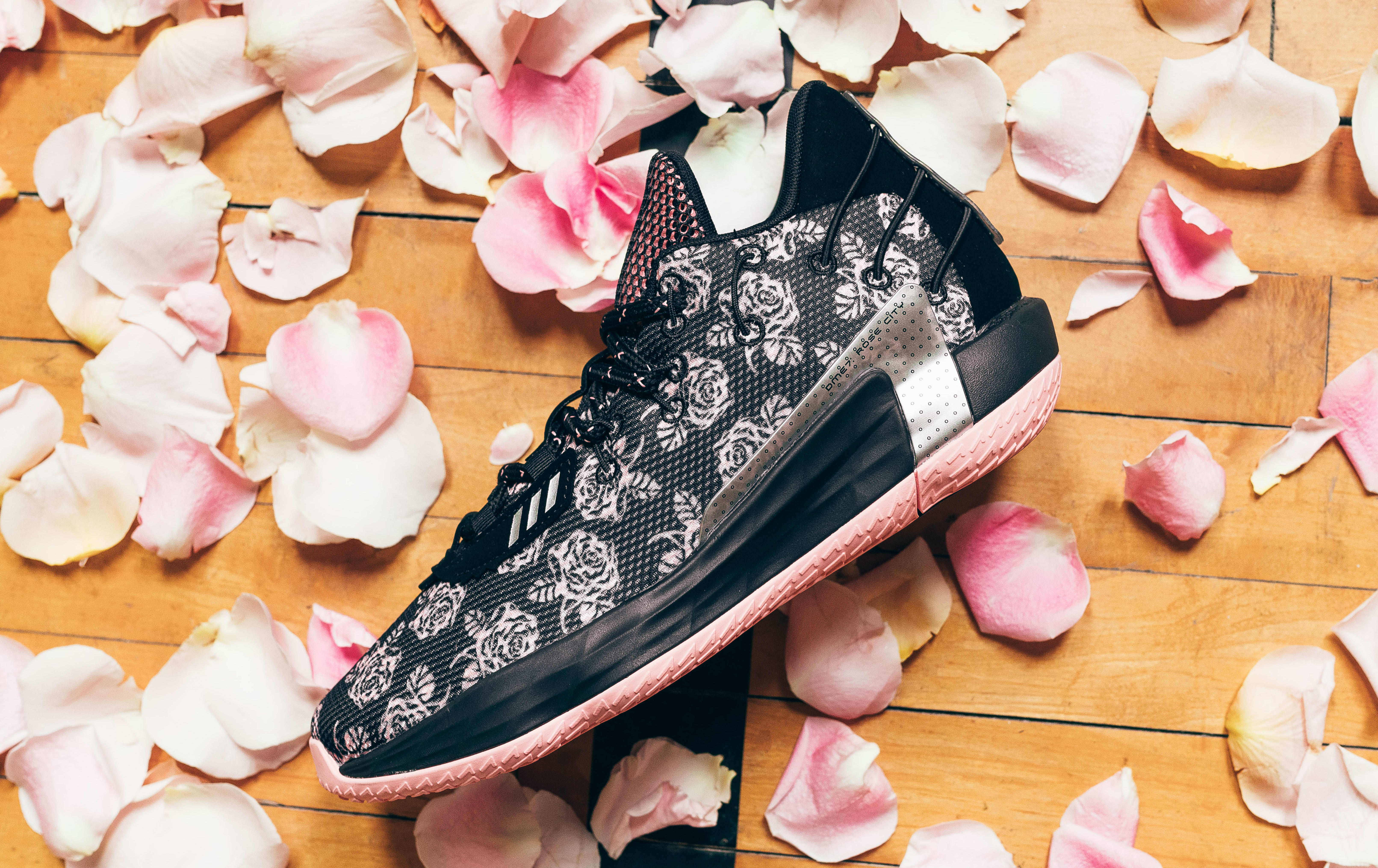 Adidas Dame 7 'Rose' Lateral