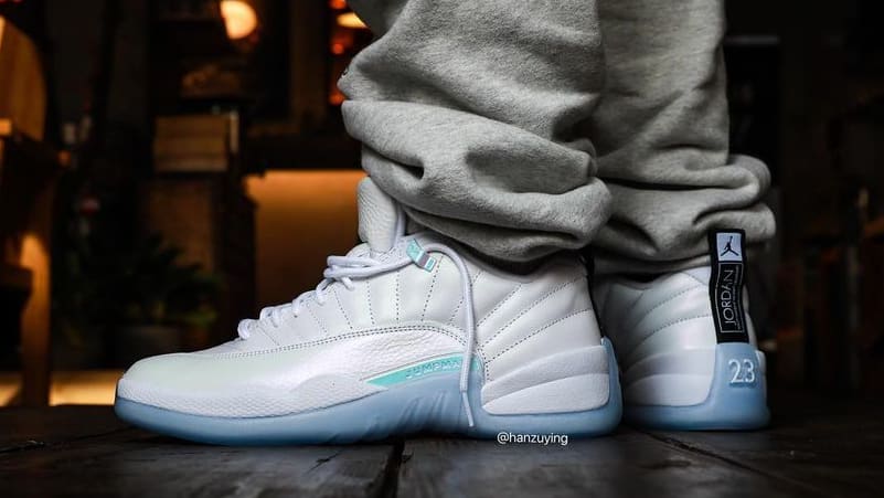 Air Jordan 12 XII Low Easter Release Date DB0733-190 On-Foot