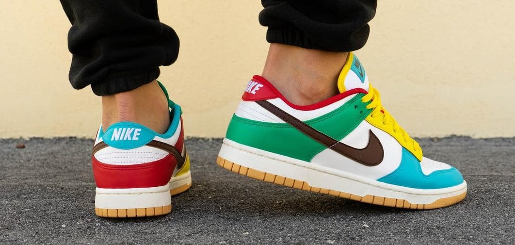 Nike Dunk Low 'Free 99' White DH0952-100 Heel