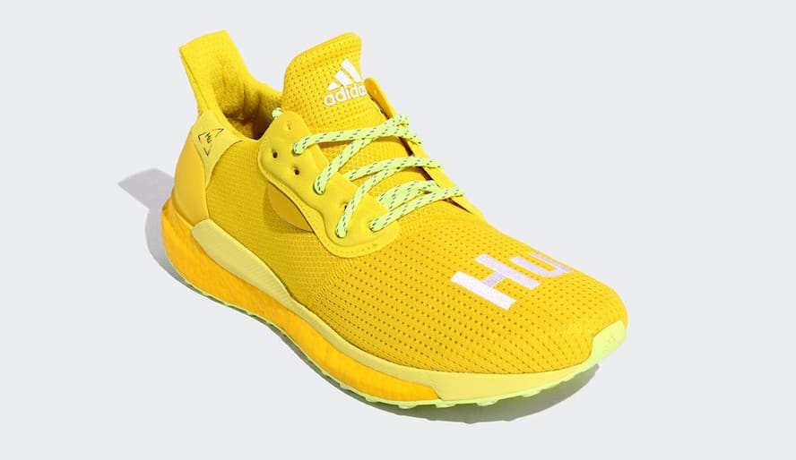 adidas human race solar yellow