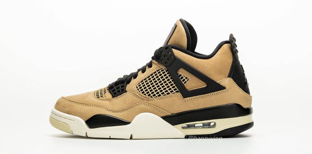 jordan 4 tan and black