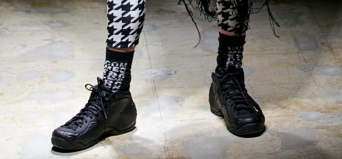 commes des garcons foamposite