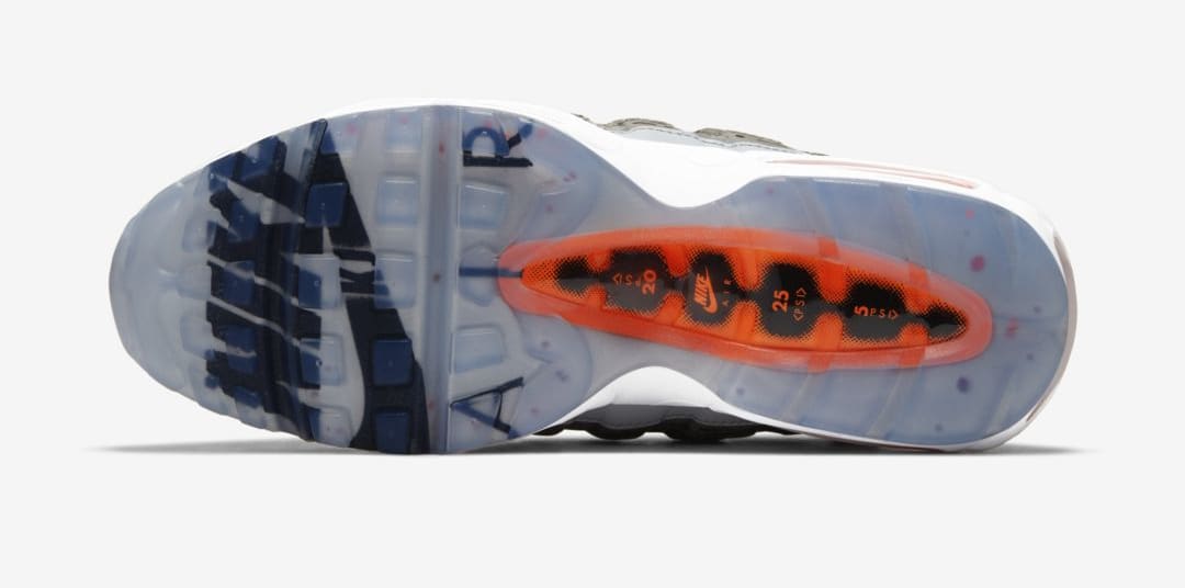 Kim Jones x Nike Air Max 95 'Black/Total Orange' Outsole