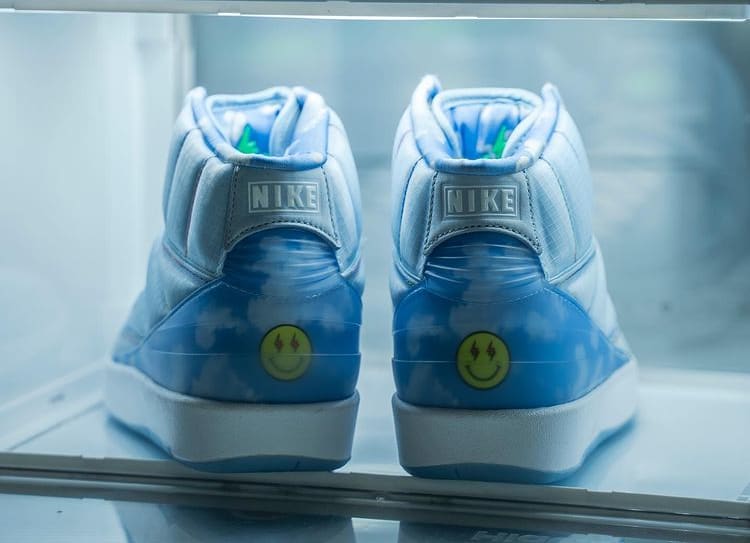 J Balvin x Air Jordan 2 Relese Date Heel