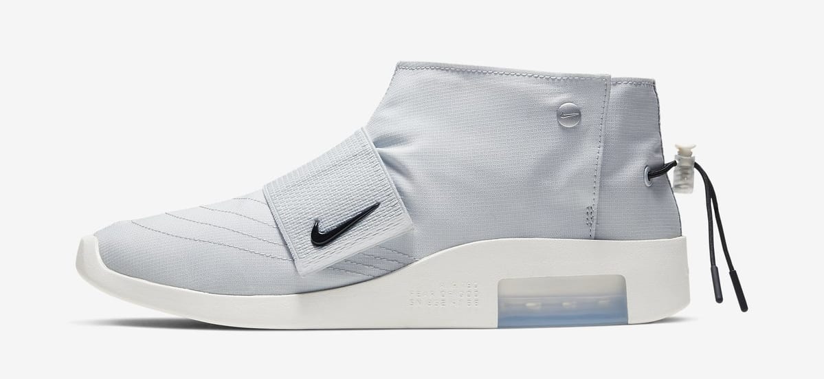 Nike Air Fear of God Moccasin 'Pure Platinum/Black-Sail' (Lateral)