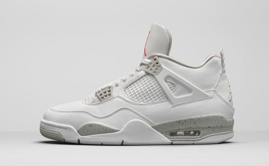 Air Jordan 4 Retro 'White Oreo' Lateral