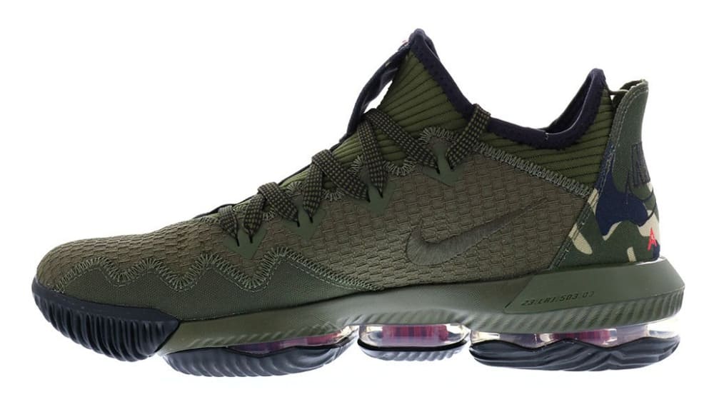 lebron 16 army green