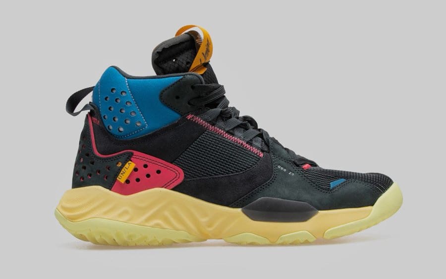Union x Air Jordan Delta Mid 'Off Noir' Lateral