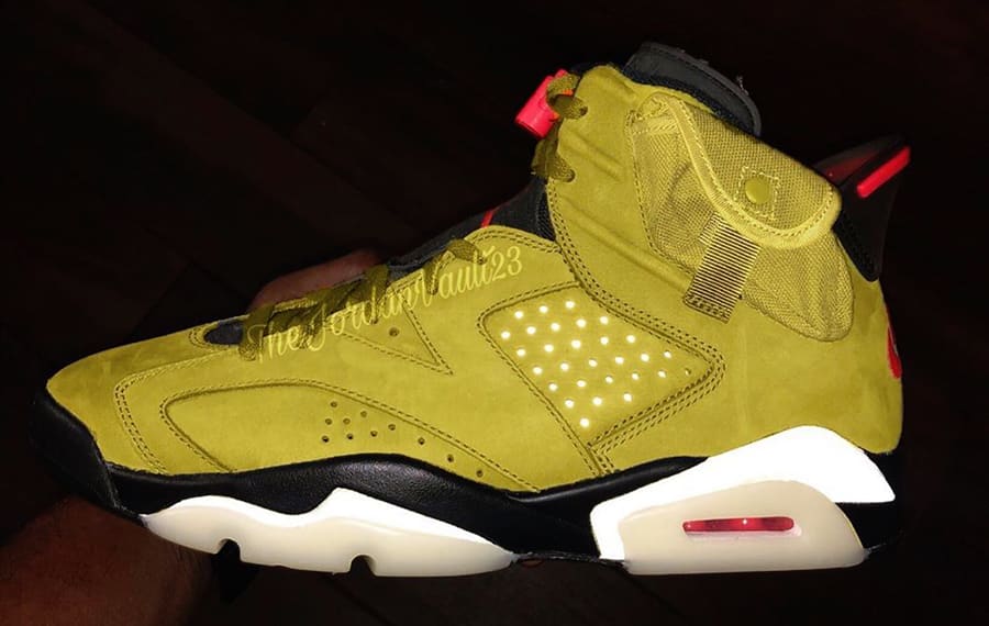 Travis Scott Debuts Never Before Seen Air Jordan 6 Collab In