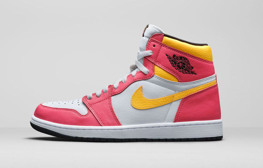 Air Jordan 1 Retro High OG 'Light Fusion Red' Lateral